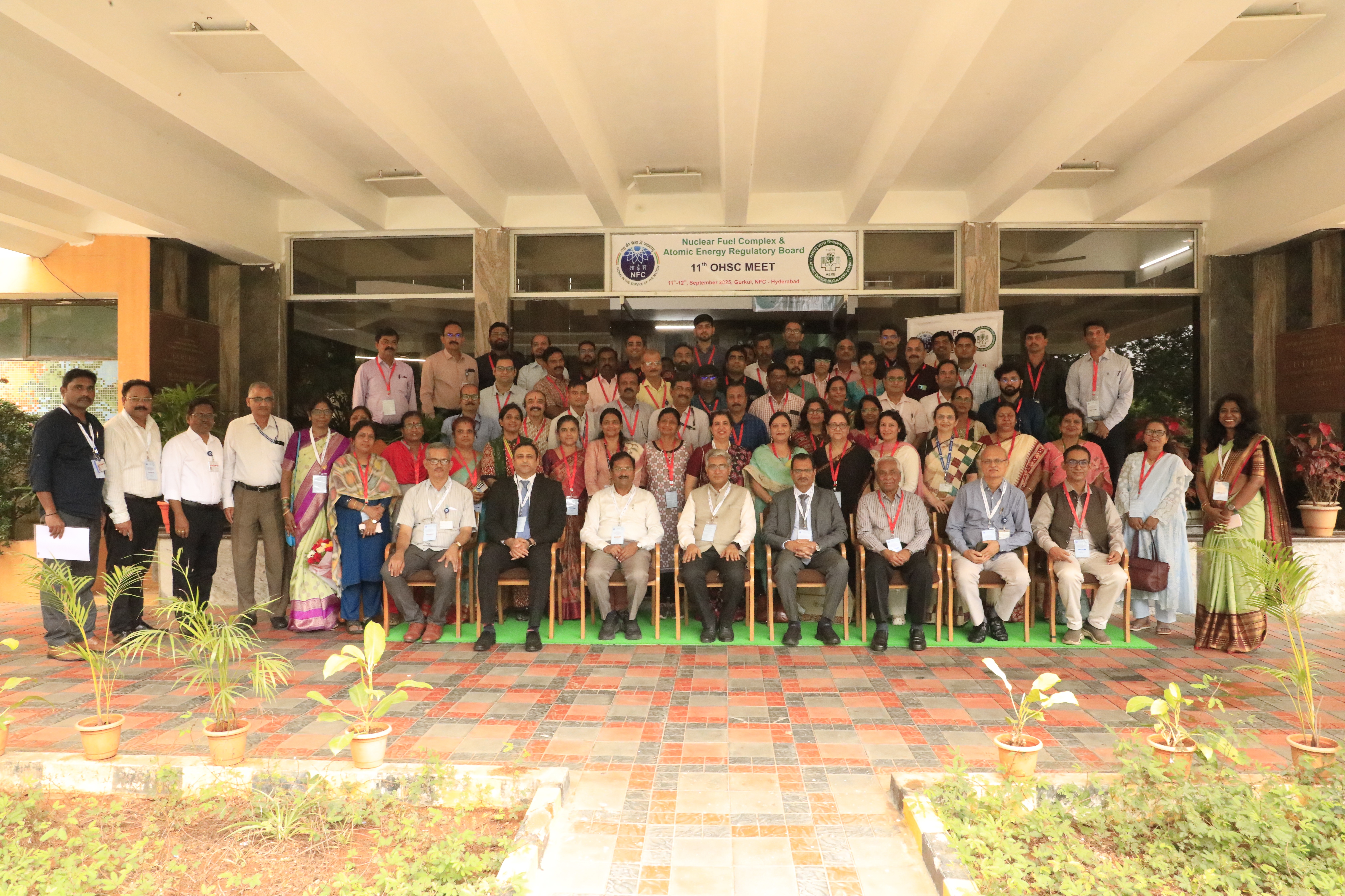 Participants of 11th OHSC Meet along with dignitaries.