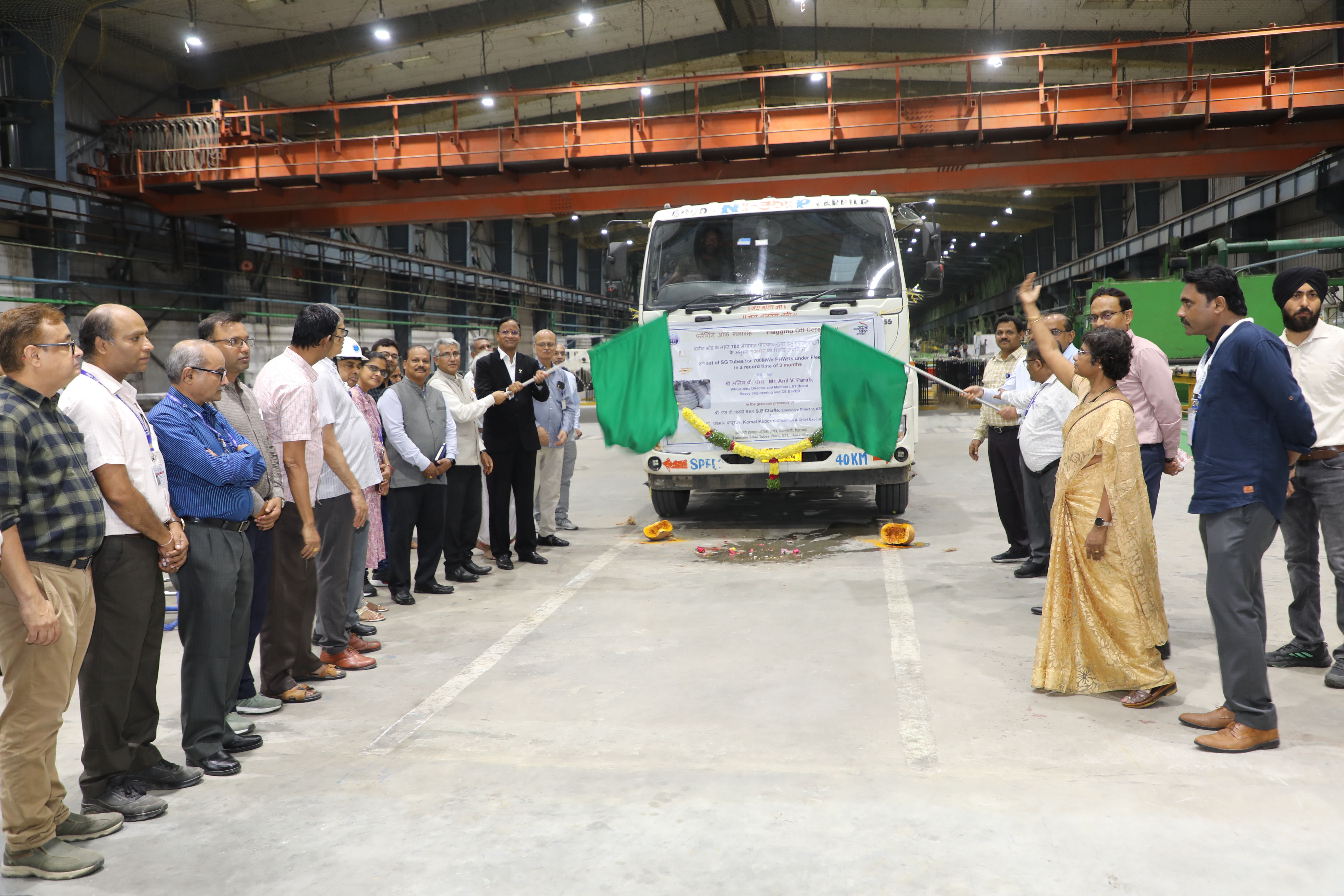 NFC flags-off the 8th set of Steam Generator Tubes.