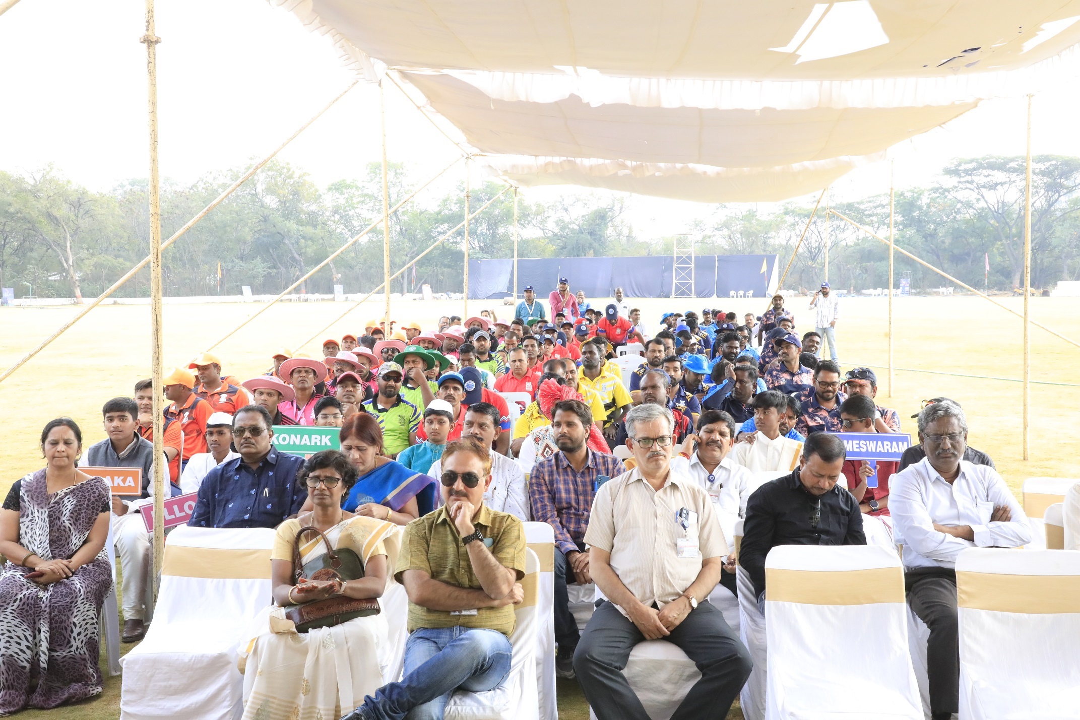 Closing ceremony of XXXIX DAE Sports & Cultural Meet – Cricket tournament.