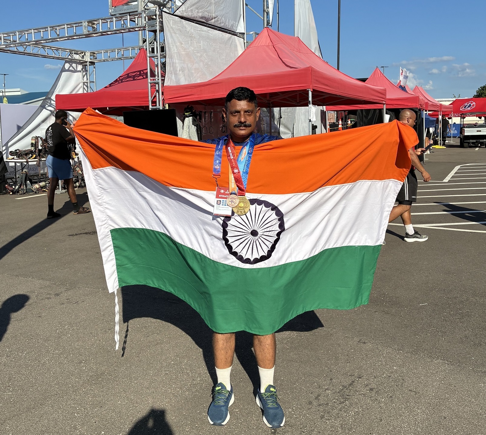Medal winning at WPFG Birmingham, USA.
