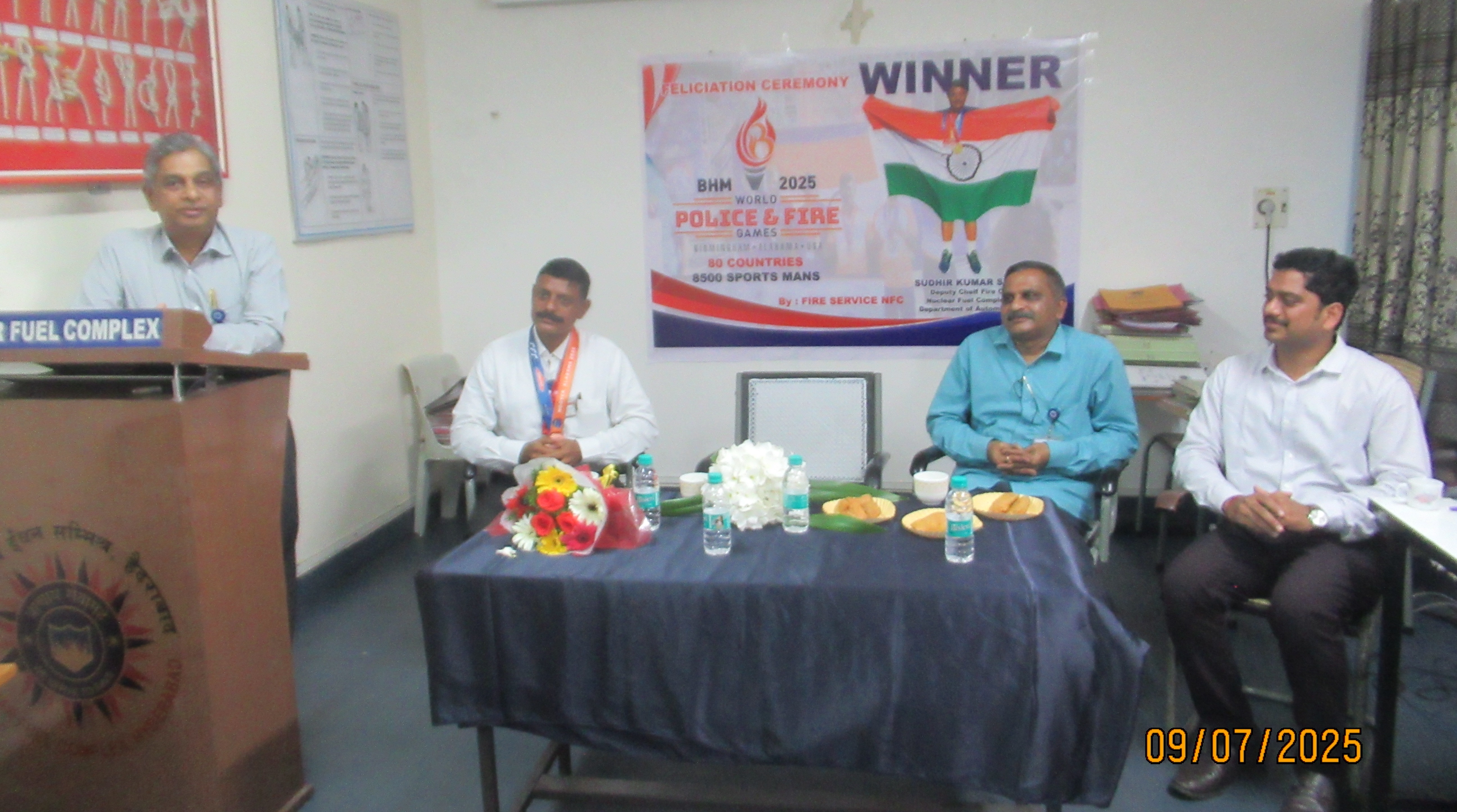 Felicitation by NFC.