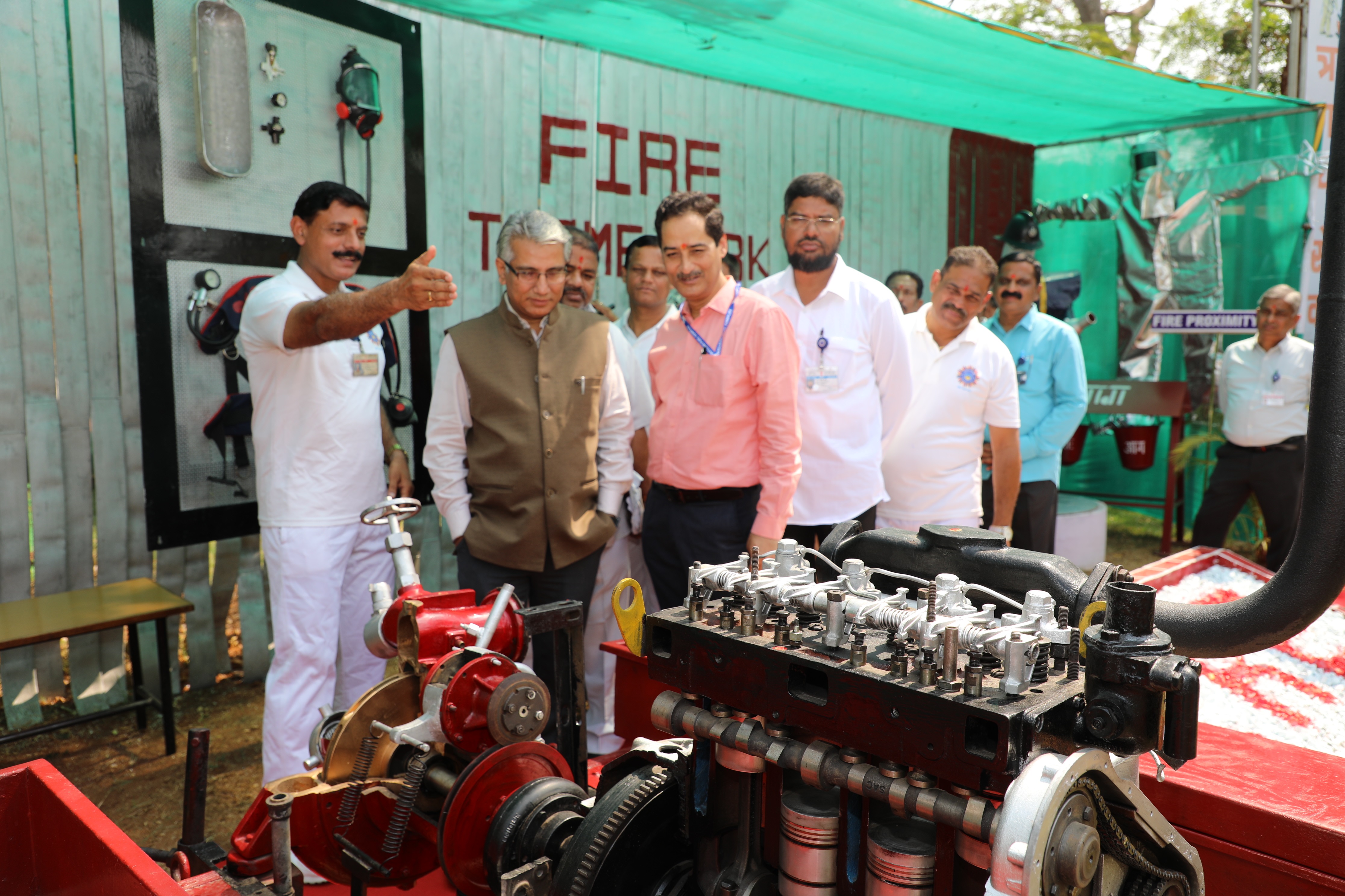 Inauguration of fire theme park by CE & Chairman, NFC. 