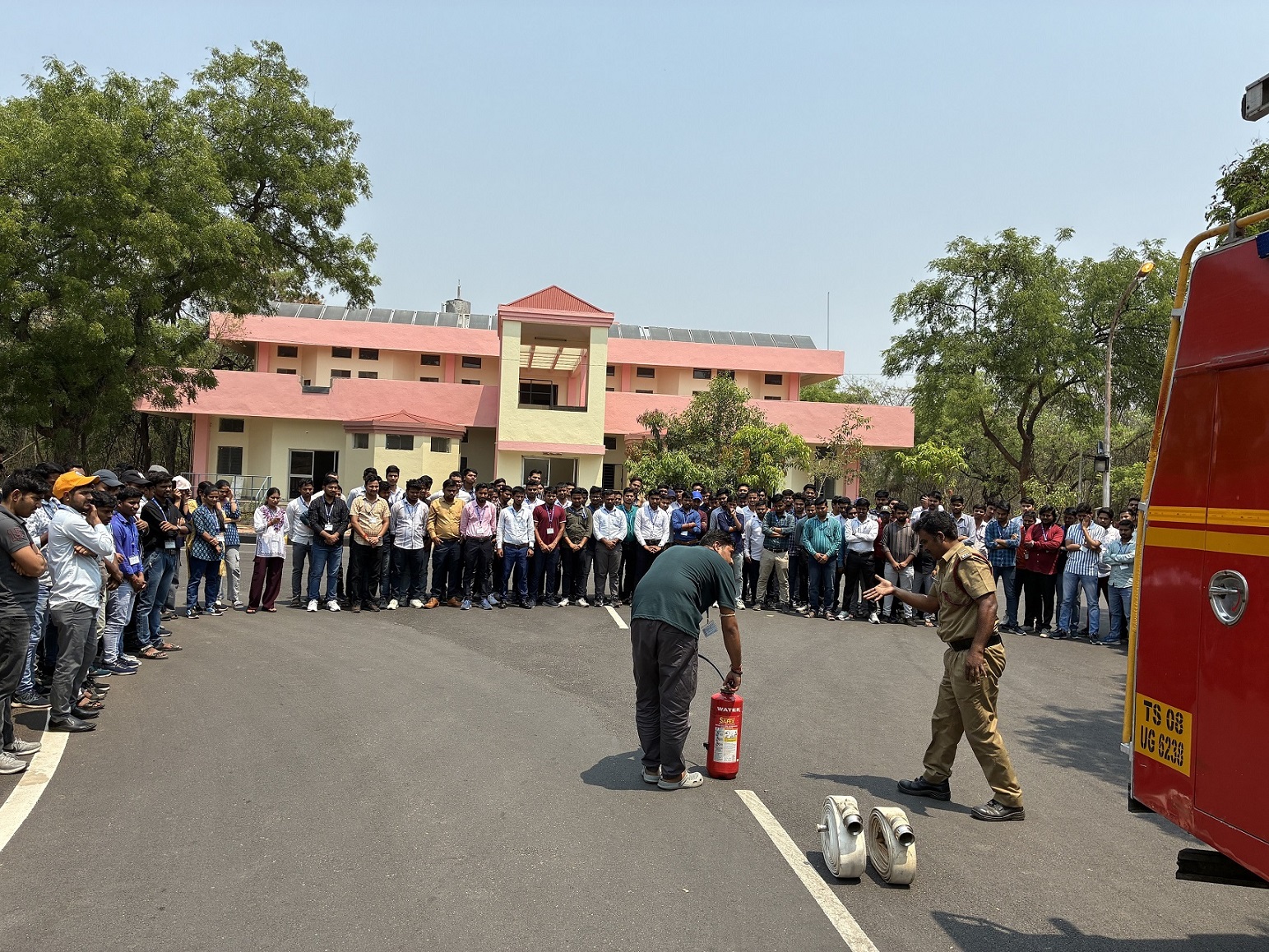 Training to the trainee employees.