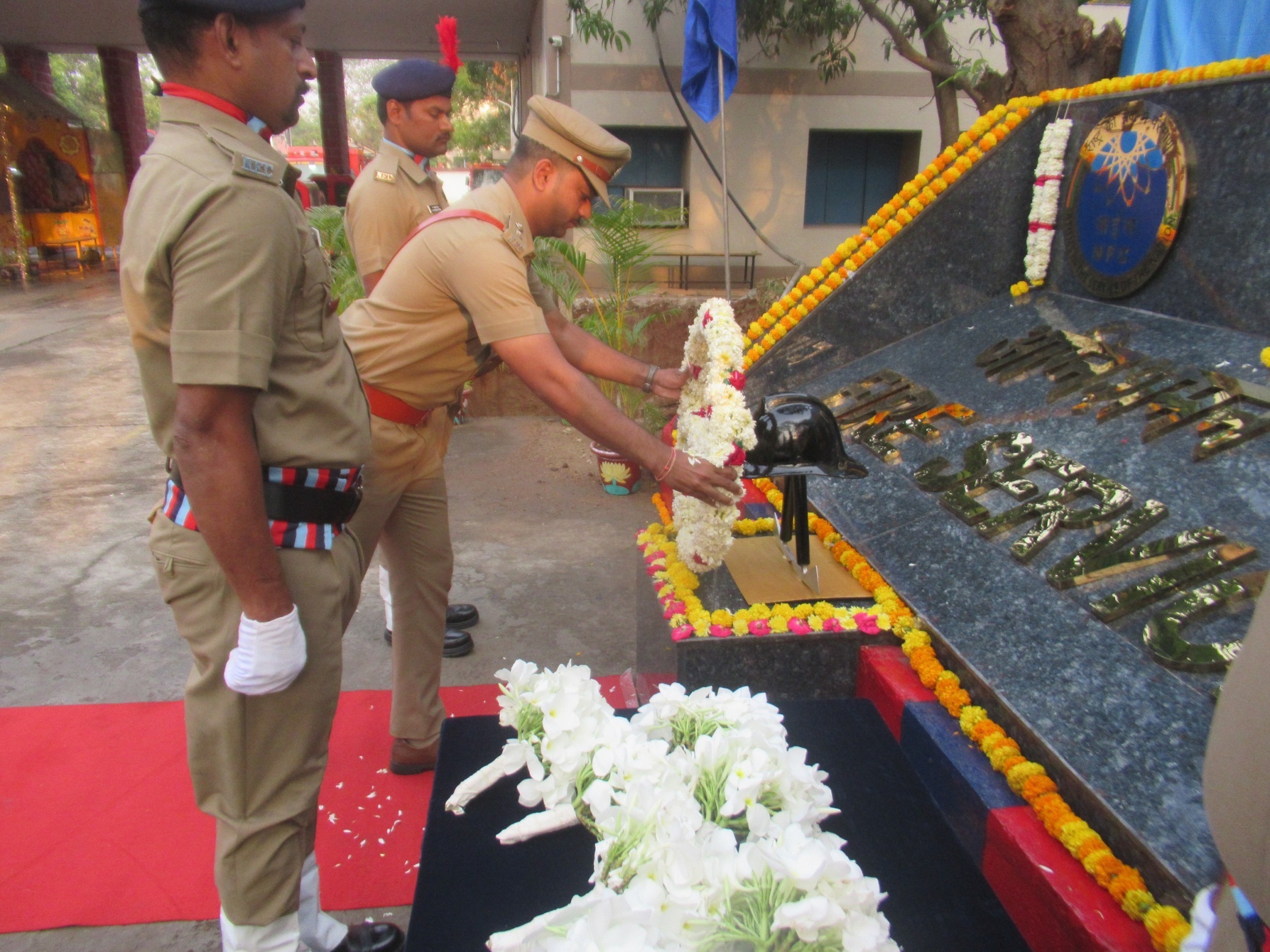 Paying of homage to the Martyrs.