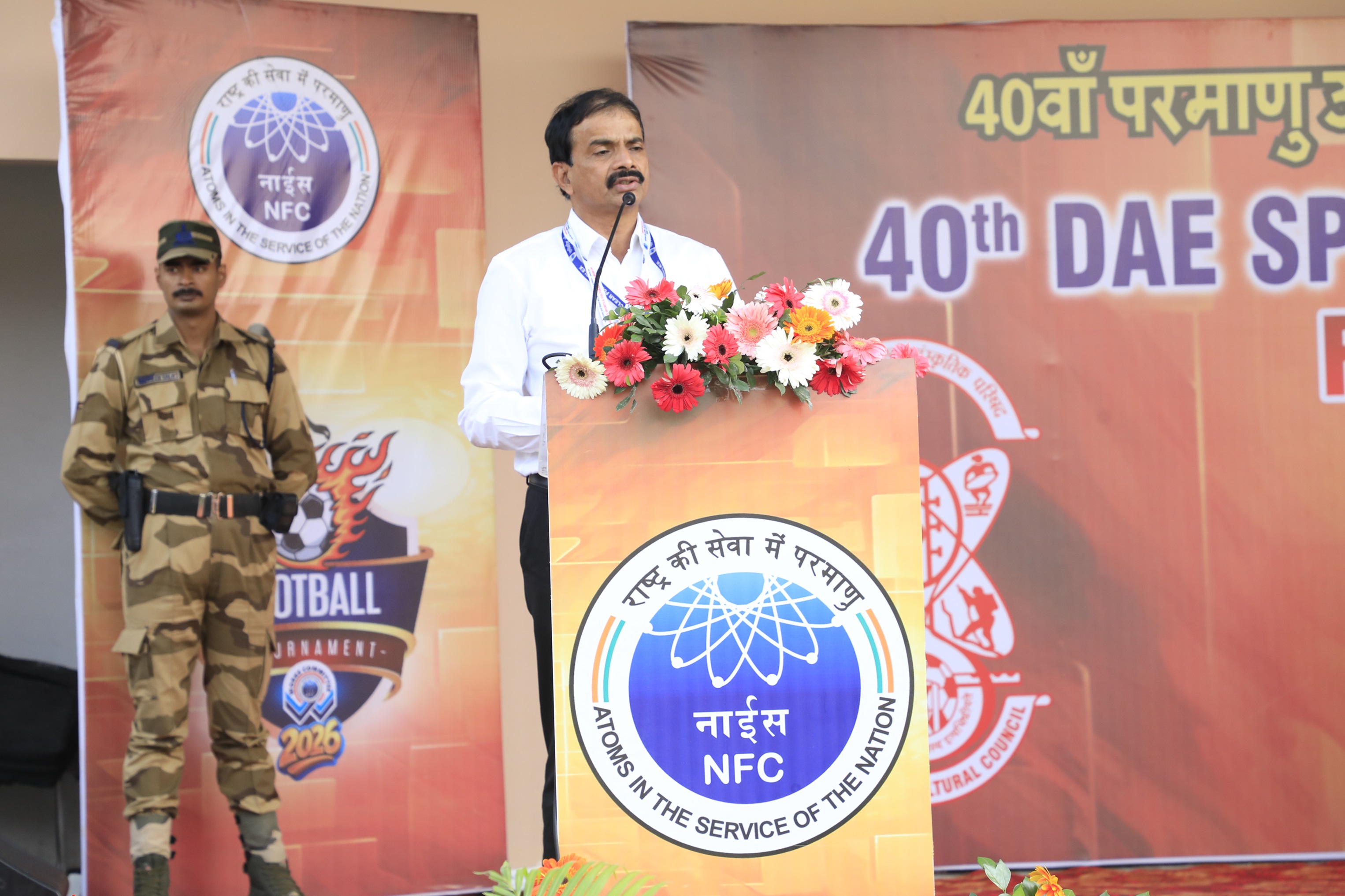 Inauguration of 40th  DAE Sports & Cultural Meet – Football tournament.