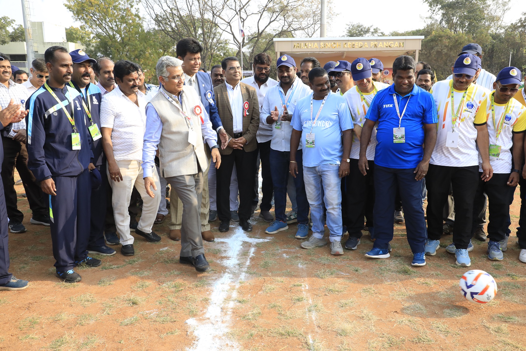 Kick-off of 40th  DAE Sports & Cultural Meet – Football tournament.