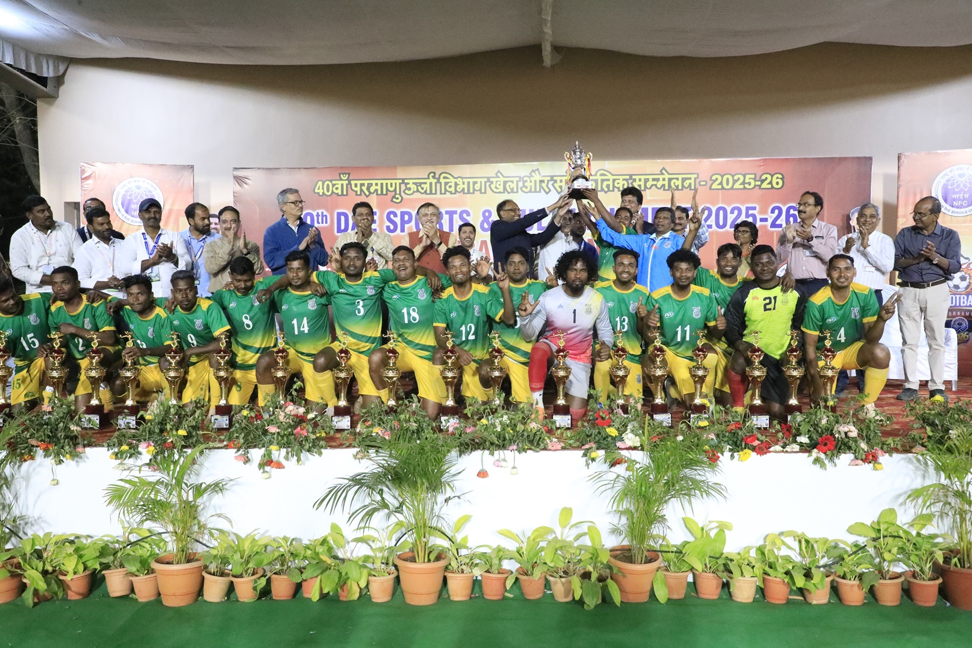 Winners - 40th  DAE Sports & Cultural Meet – Football.