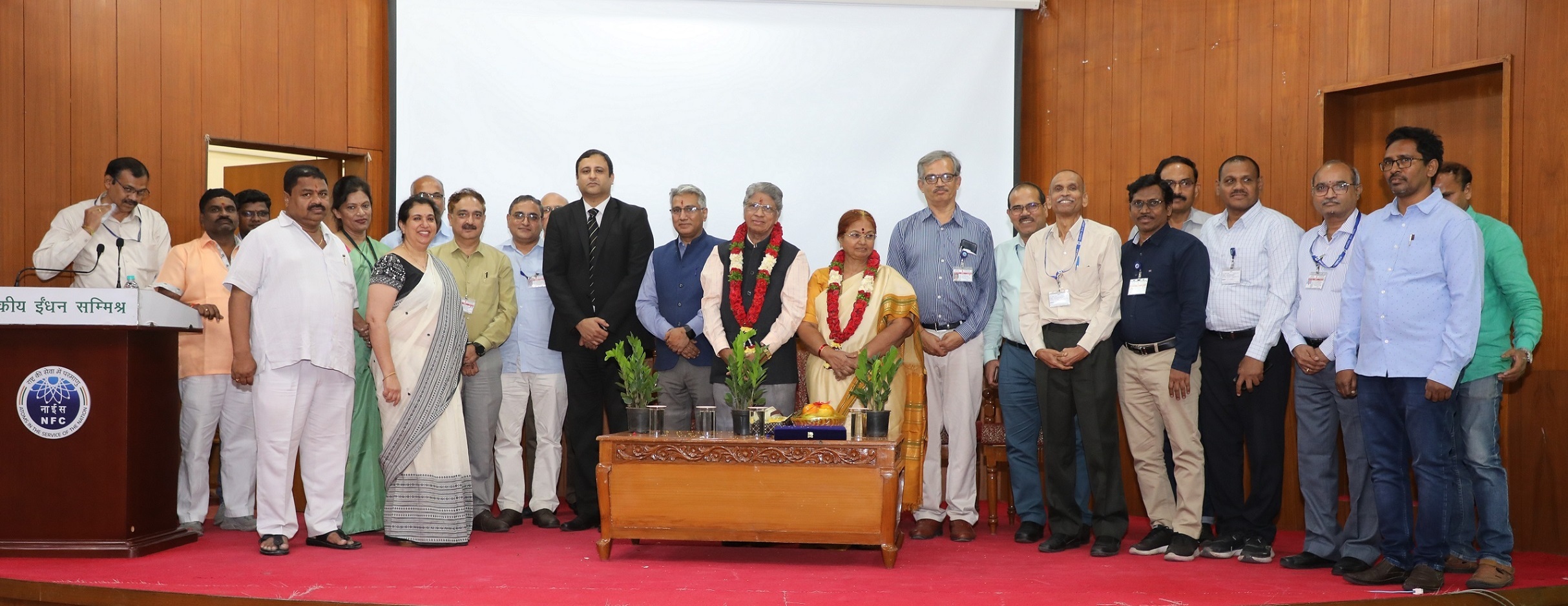 Felicitation of Shri R.N. Jayaraj, Former Chairman and Chief Executive, NFC.