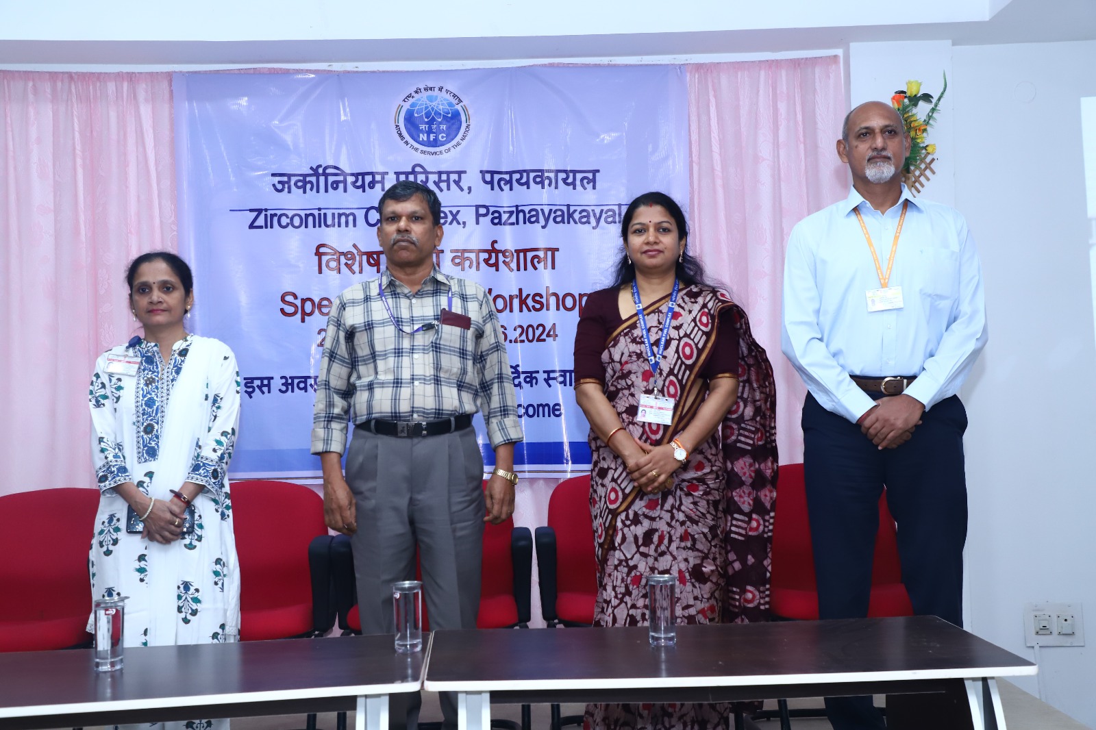 Tamil language song on the beginning of workshop and Training Program. 