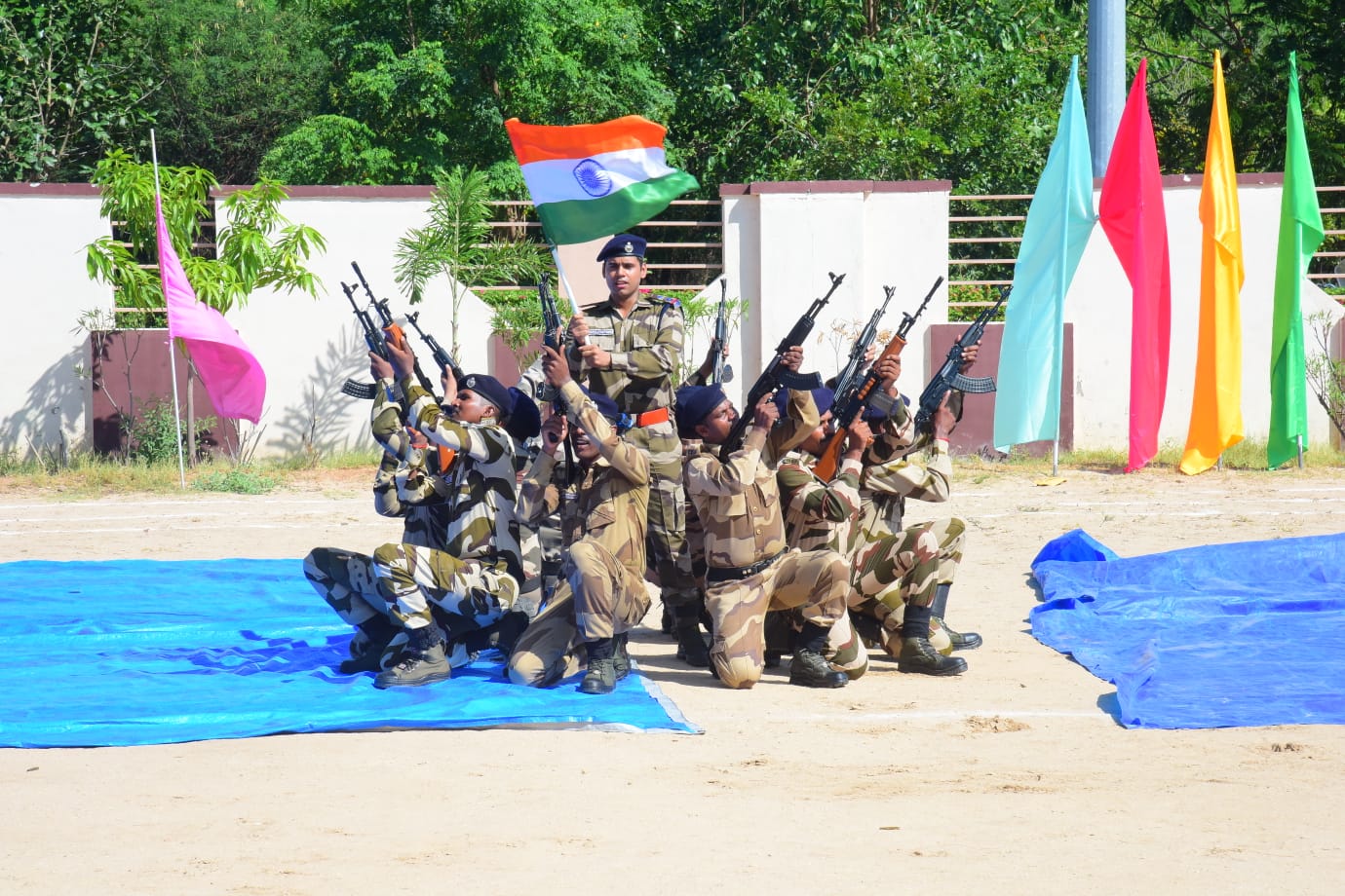 Reflex scouting by CISF at ZC, Pazhayakayal.