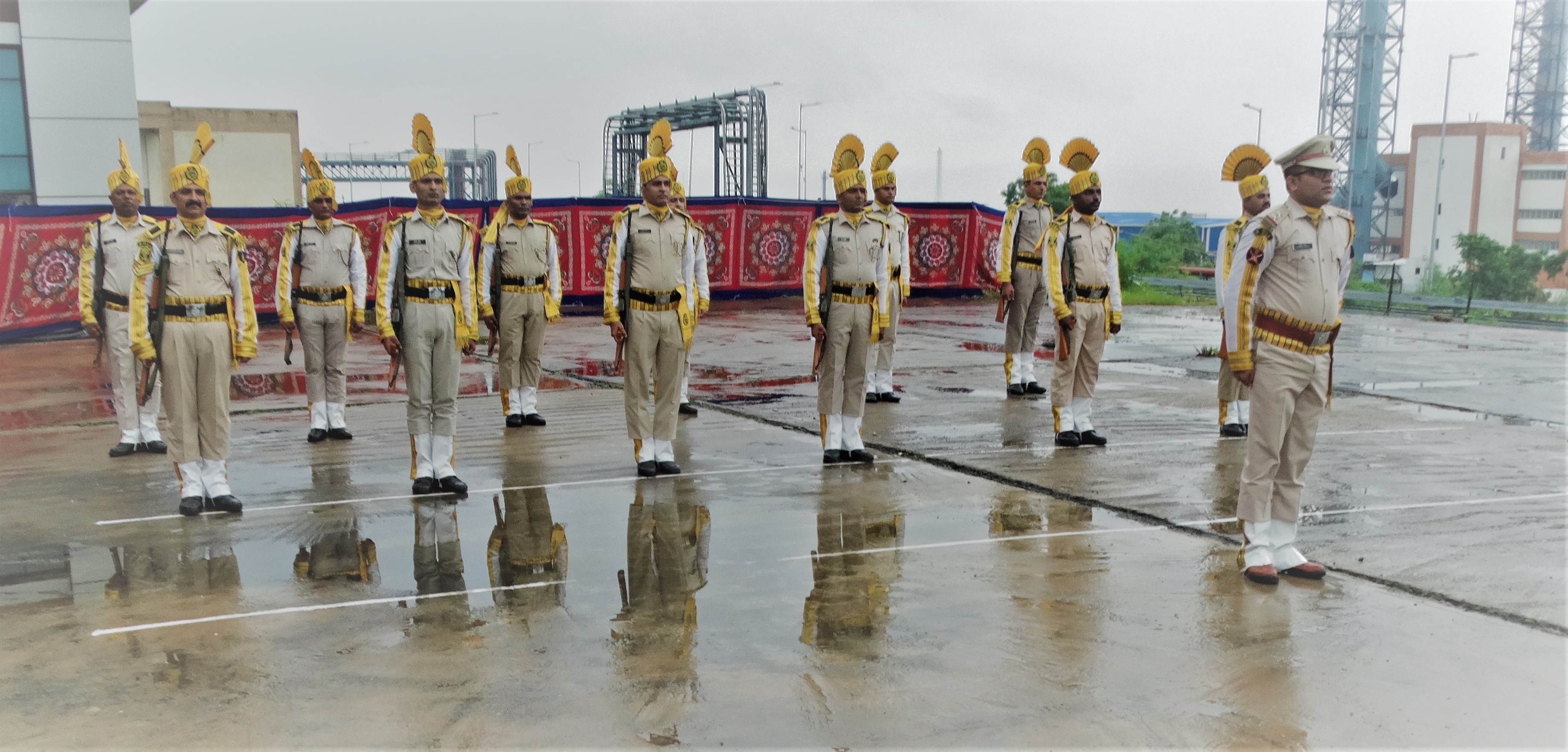  Parade by CISF at NFC-Kota.