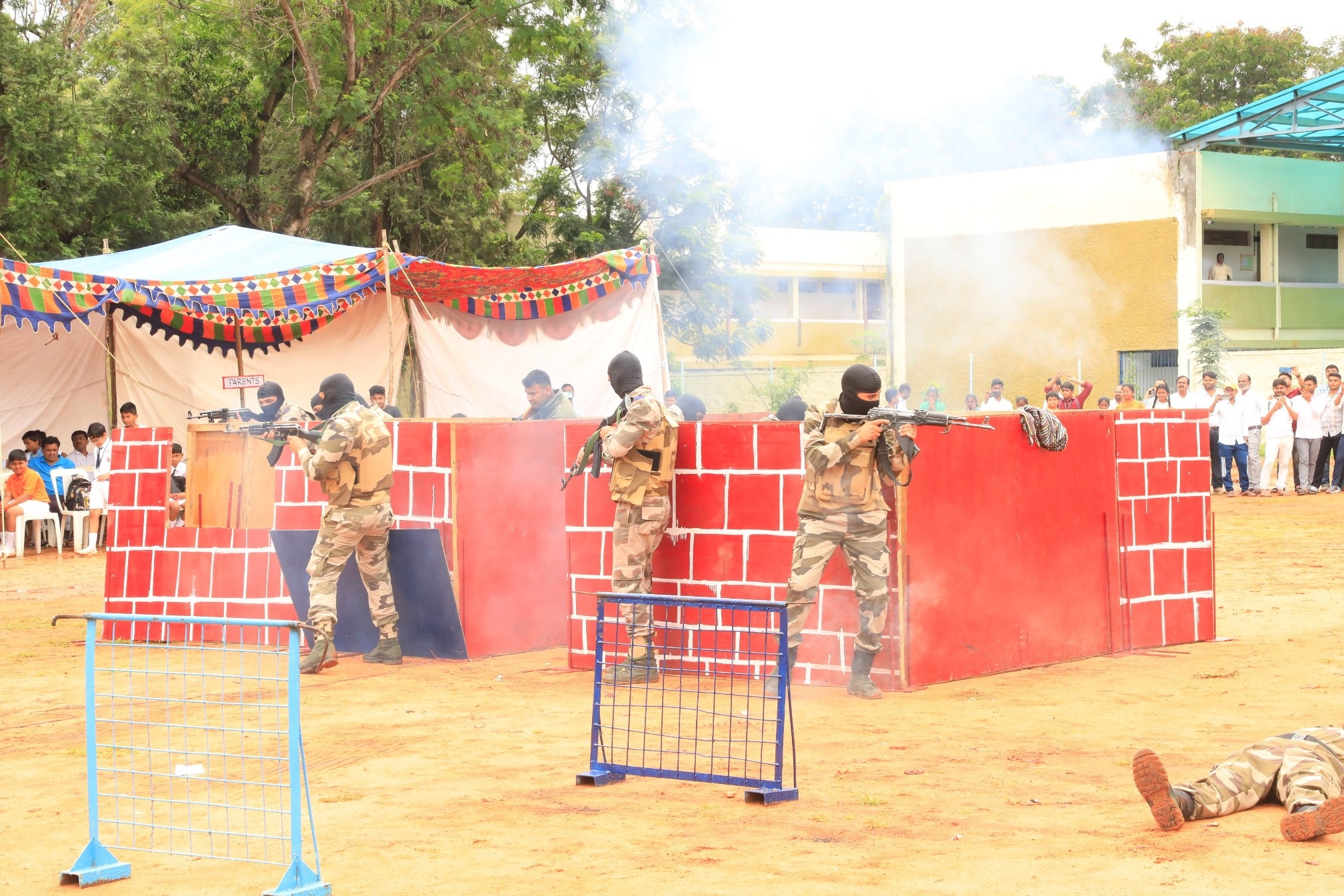 Special Taskforce drill by CISF during Independence Day 2025.