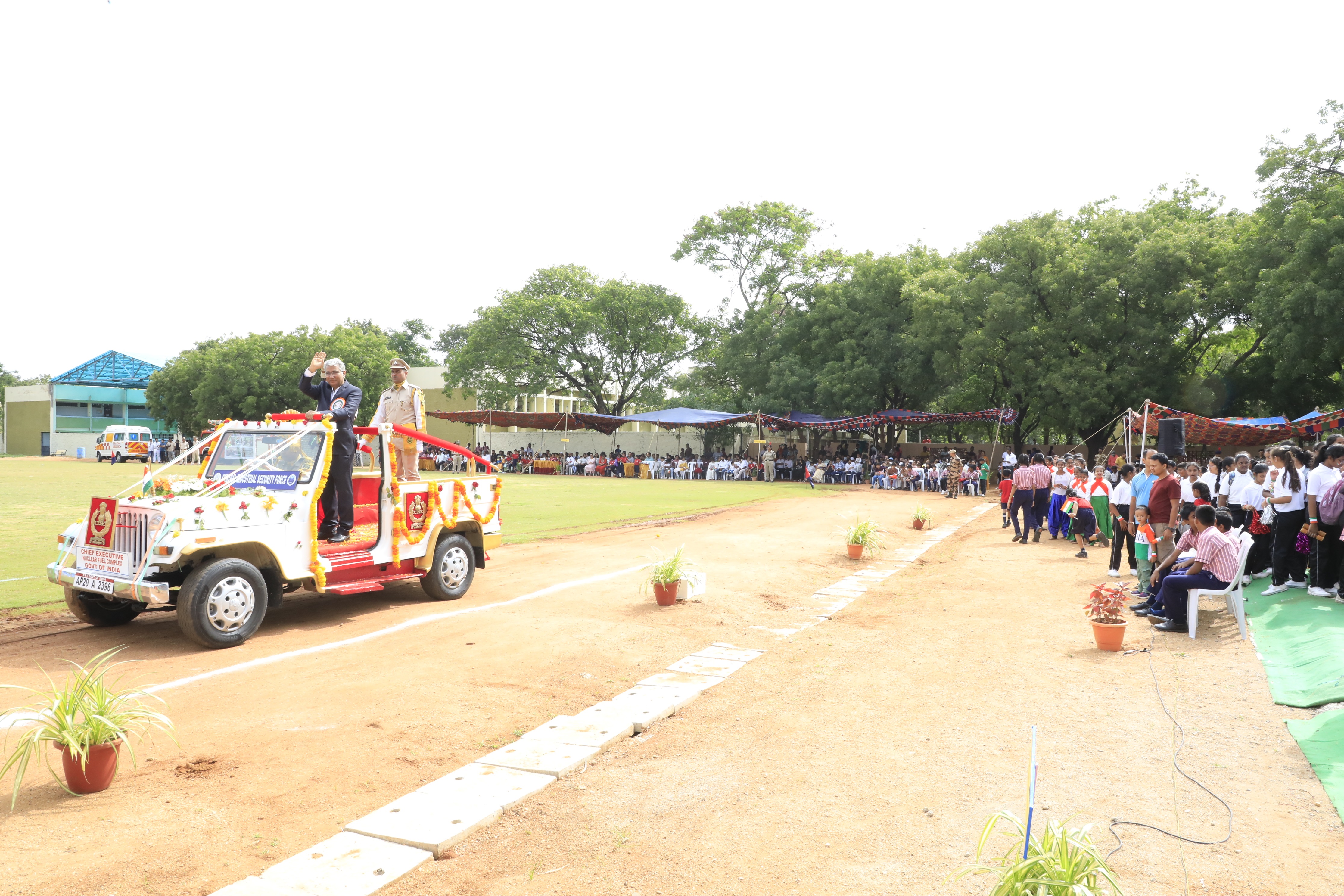 Parade Inspection by CE, NFC.