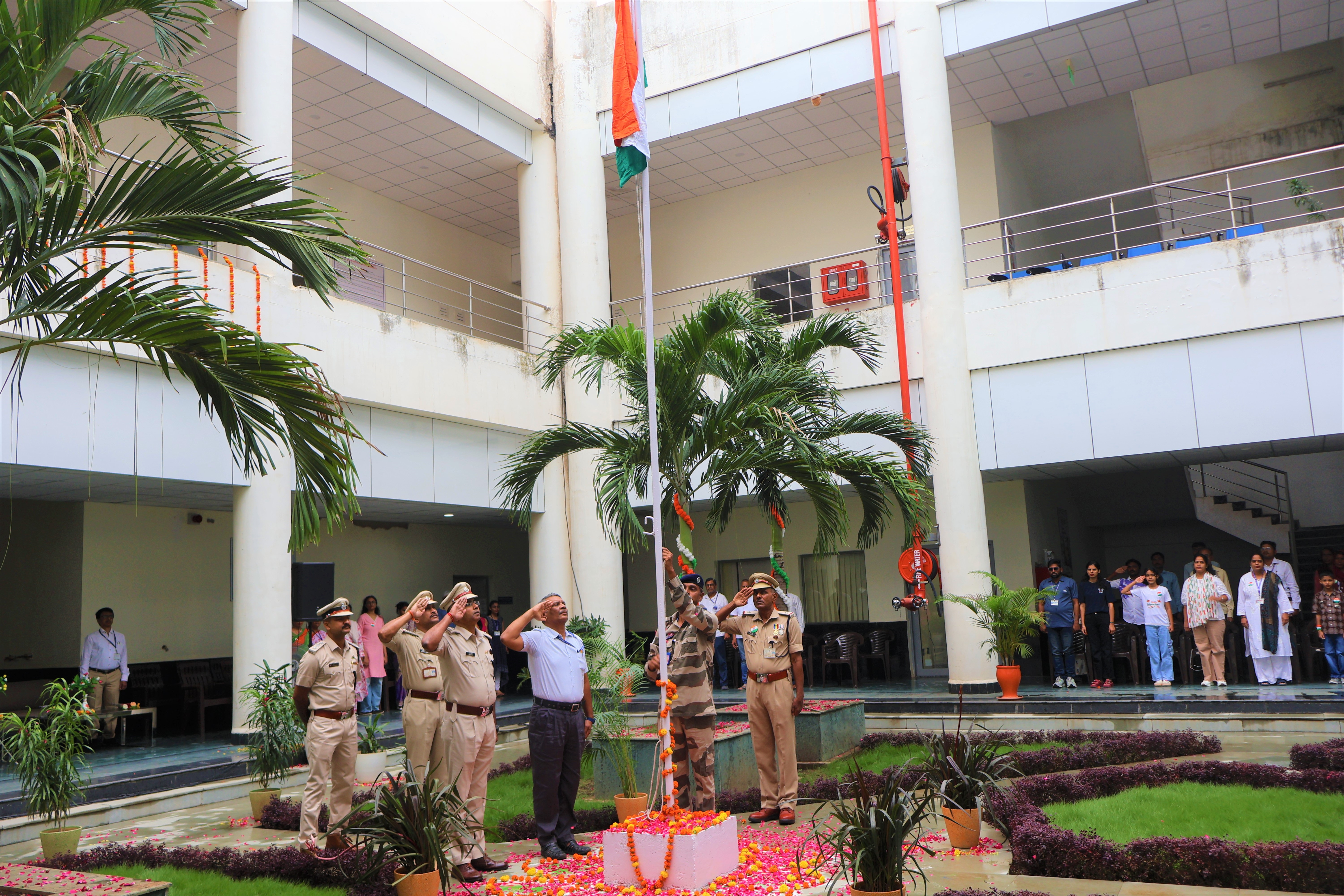 Flag hoisting
