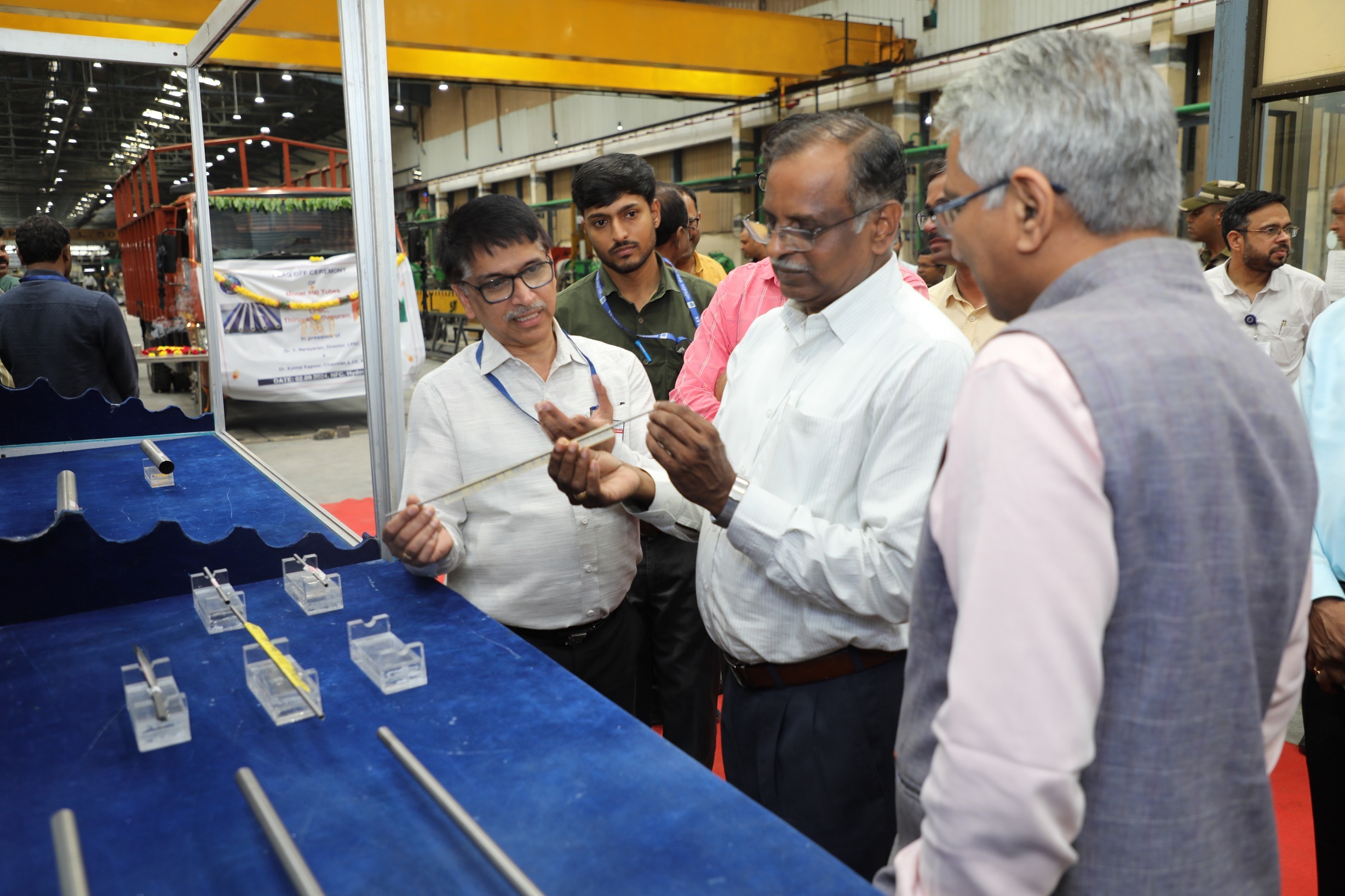 Visit of Dr. V. Narayanan, Director, LPSC to plants along with Chairman & CE, NFC.