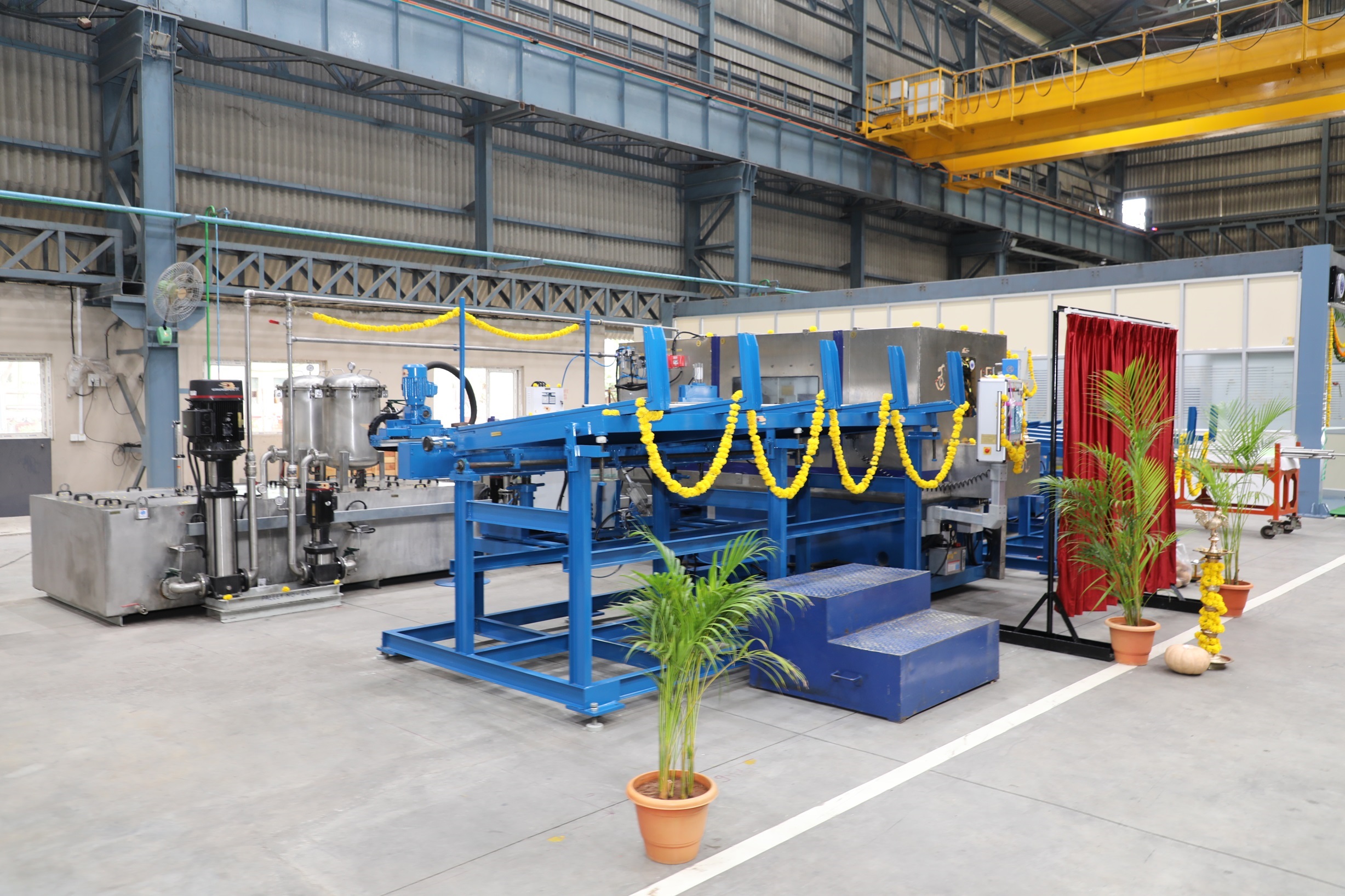 Inauguration of advanced CNC Grinding Machine. 