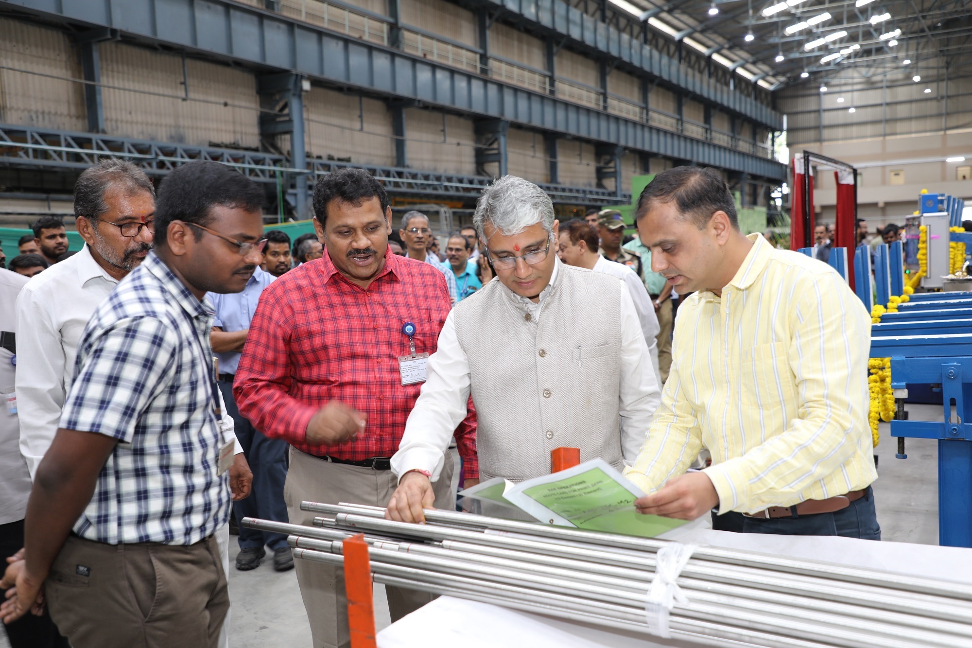 Inauguration of advanced CNC grinding machine. 