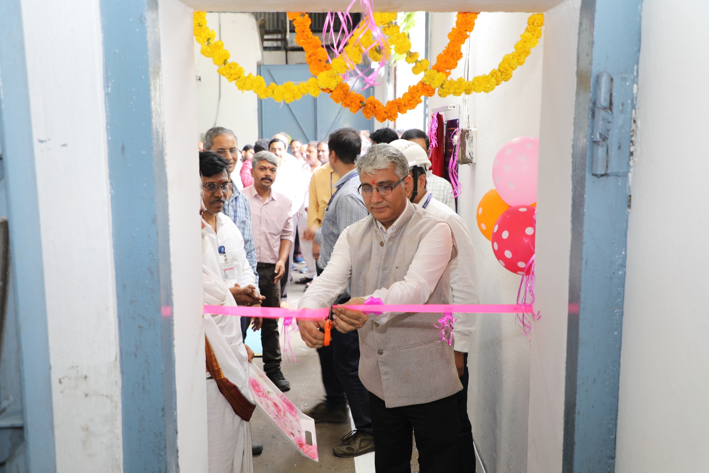 Inauguration of Indigenous Vacuum Arc Re-melting Furnace. 