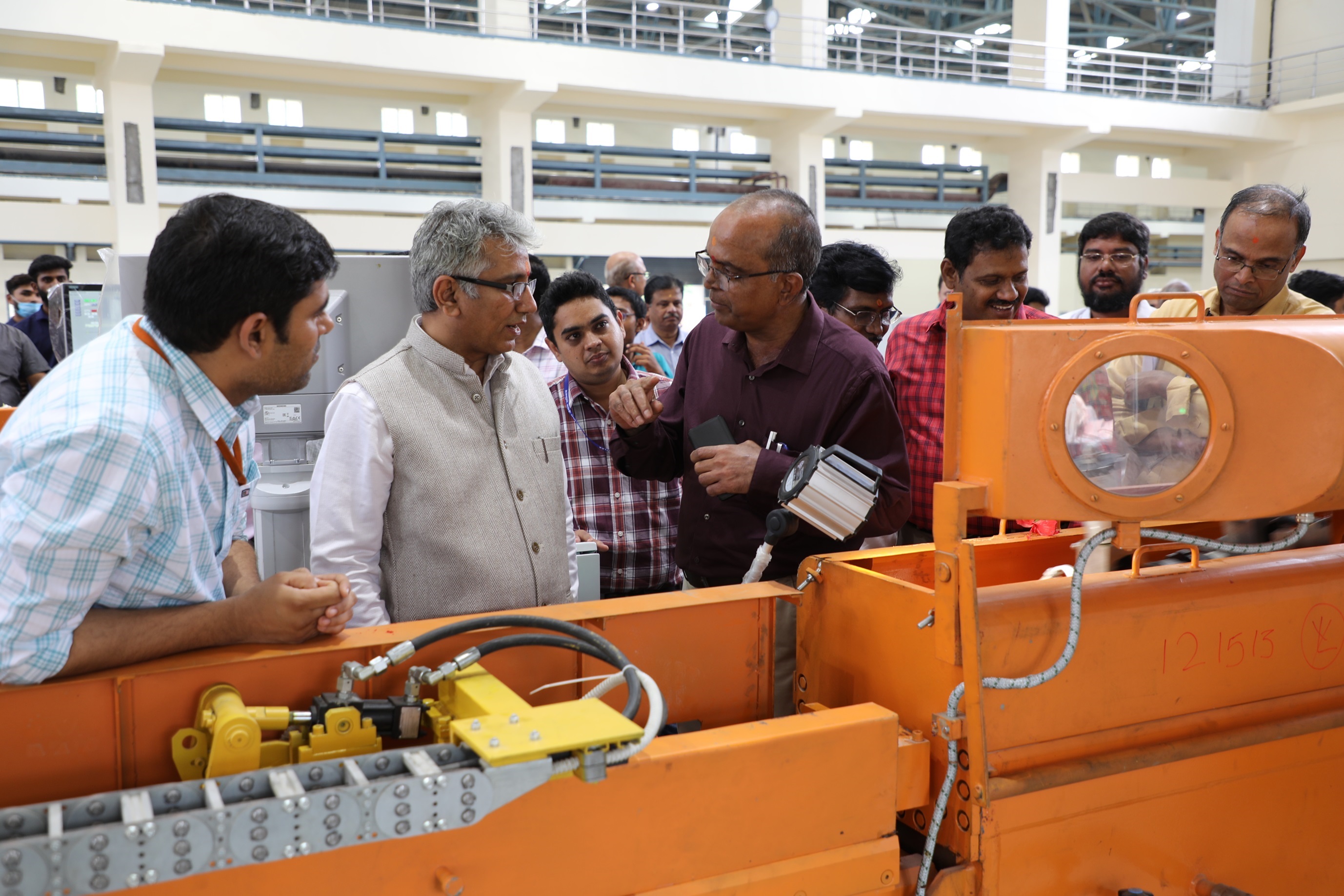 Inauguration of Tube reducing mills. 