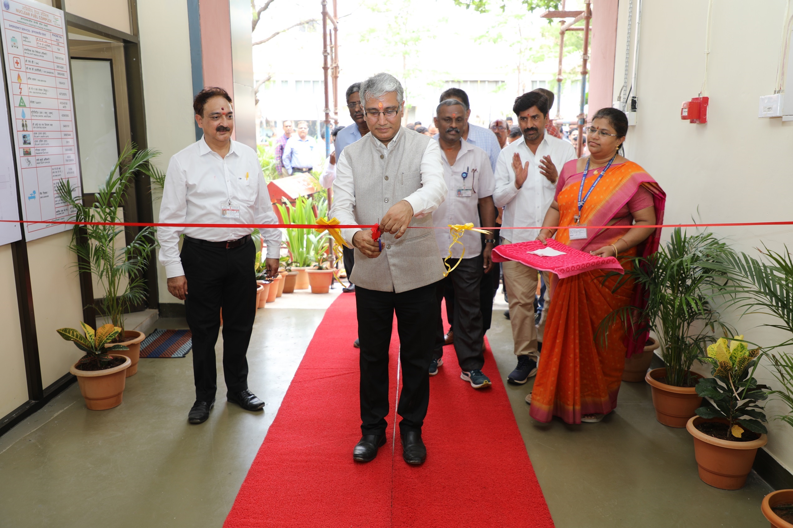 Inauguration of Fuel Assembly Section. 