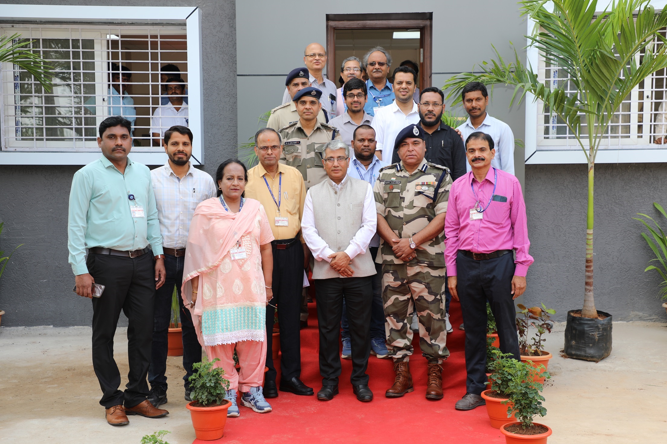 Handing over of Pass Section building. 