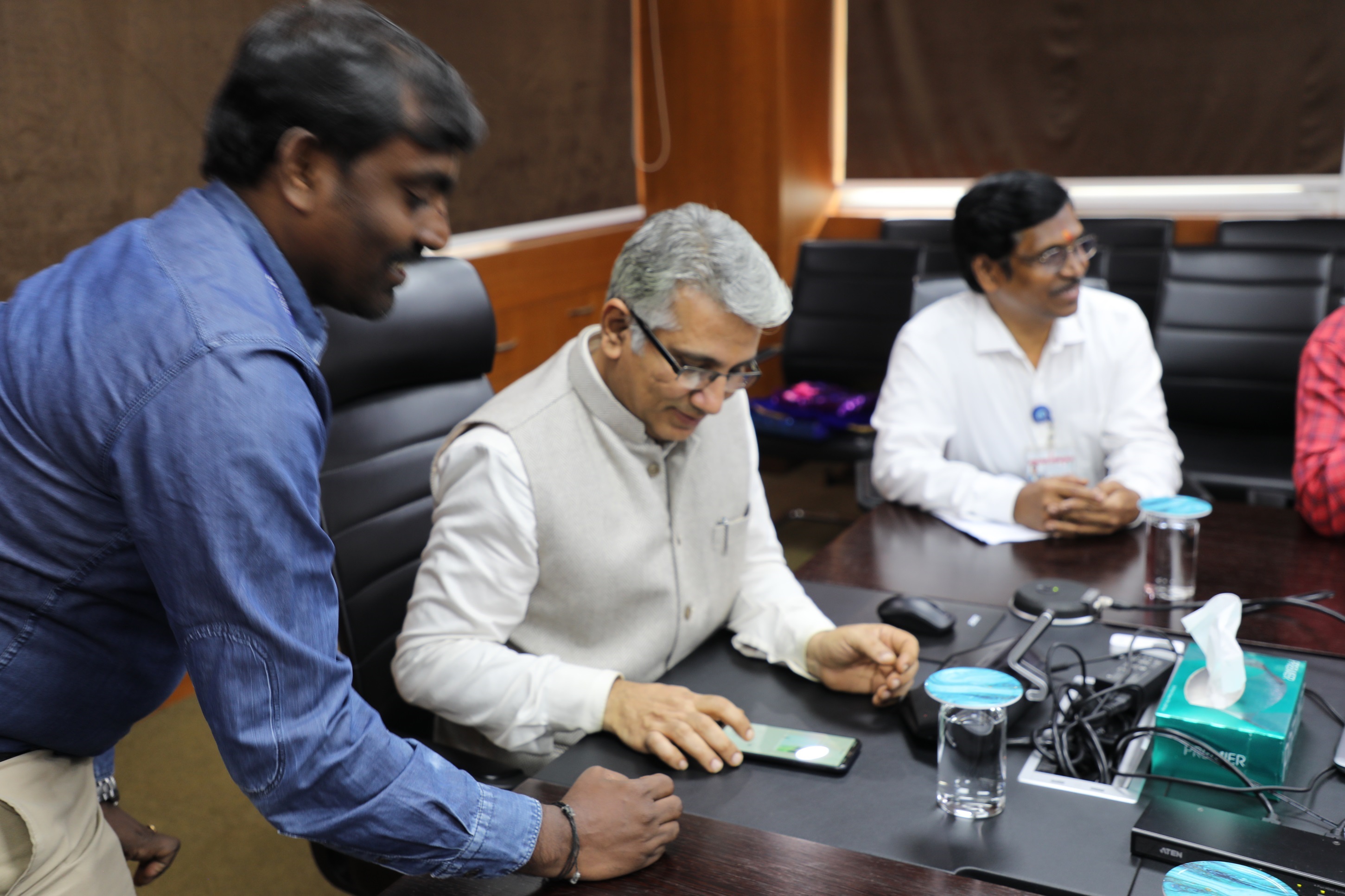 Inauguration of Quarters in ZC, Pazhayakayal Township through Video Conference. 