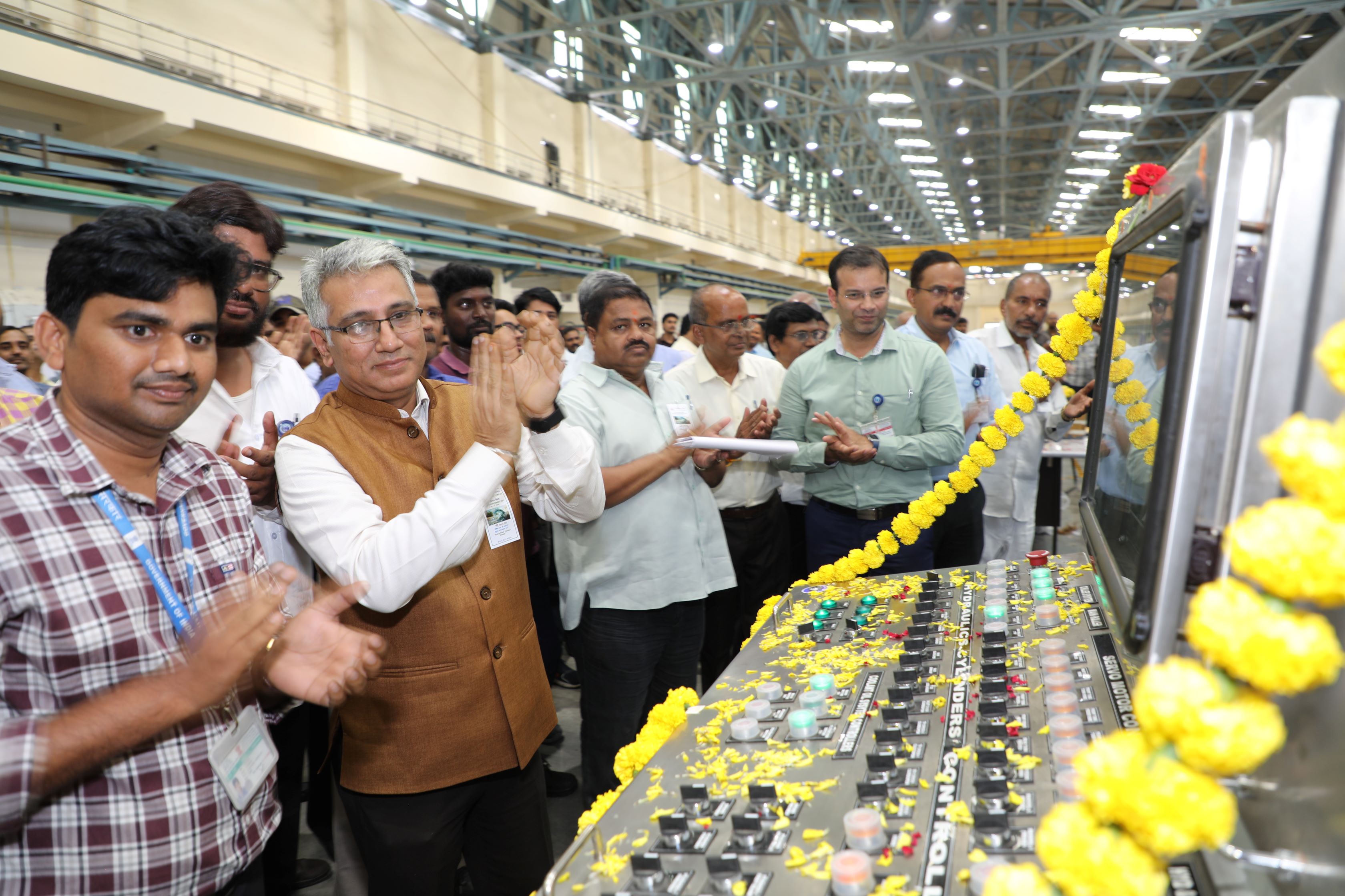 Inauguration of indigenously manufactured Tube Rolling Mill.