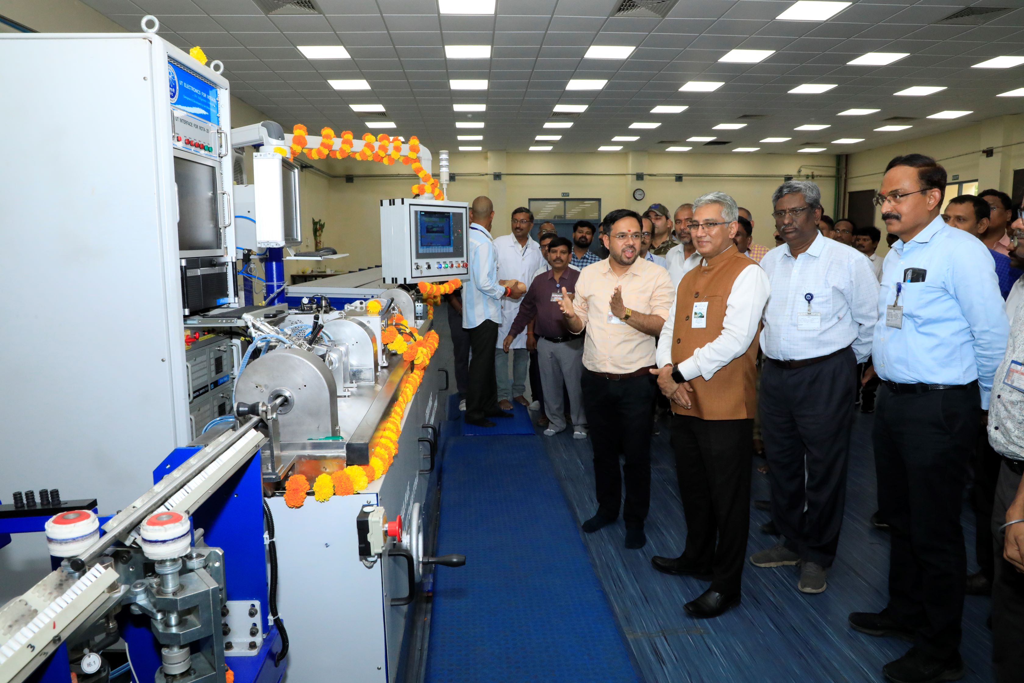 Indigenously developed Probe Rotating UT System and Automated Eddy Current Test System.