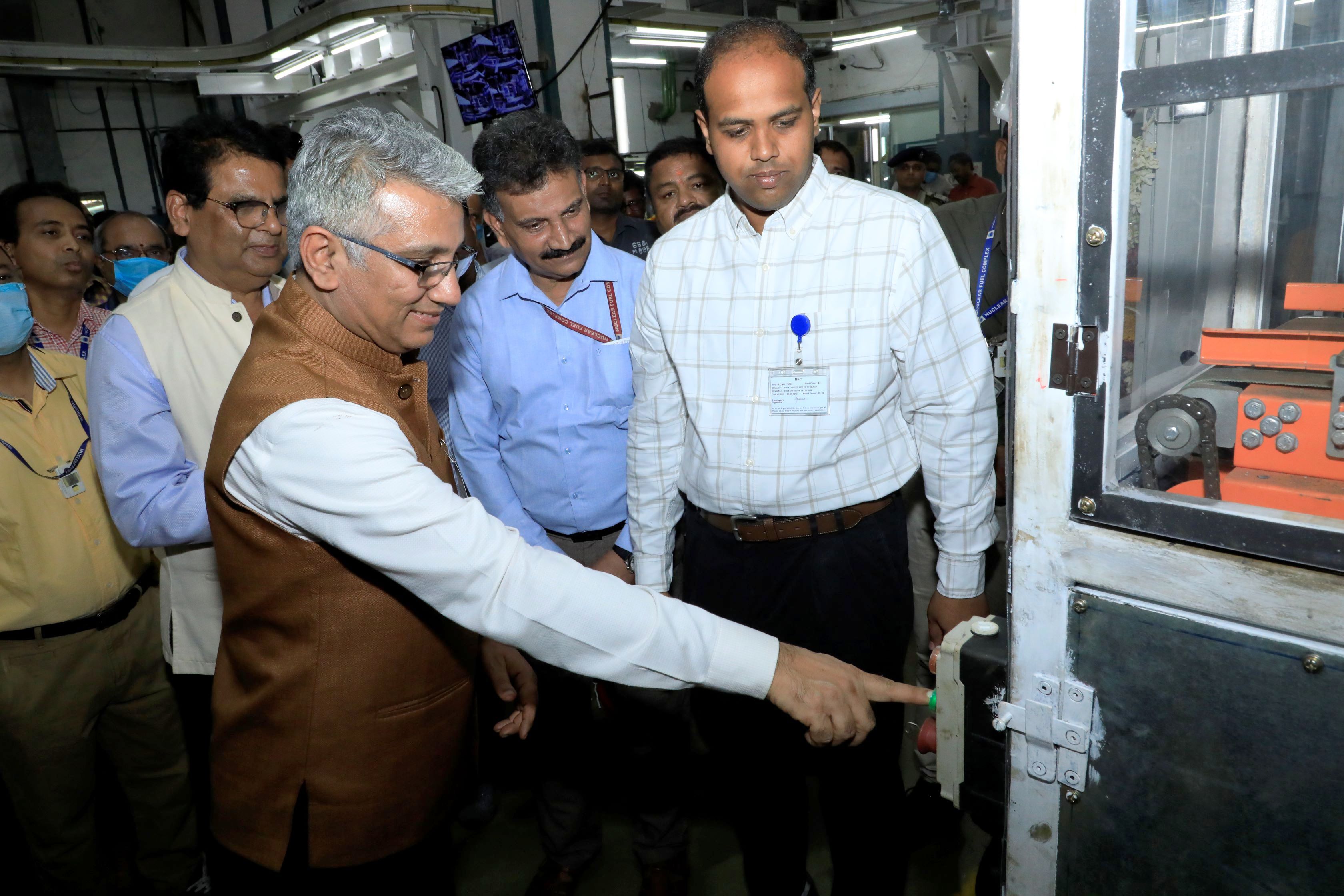 Inauguration of integrated Auto Boat Preparation & Transfer system.