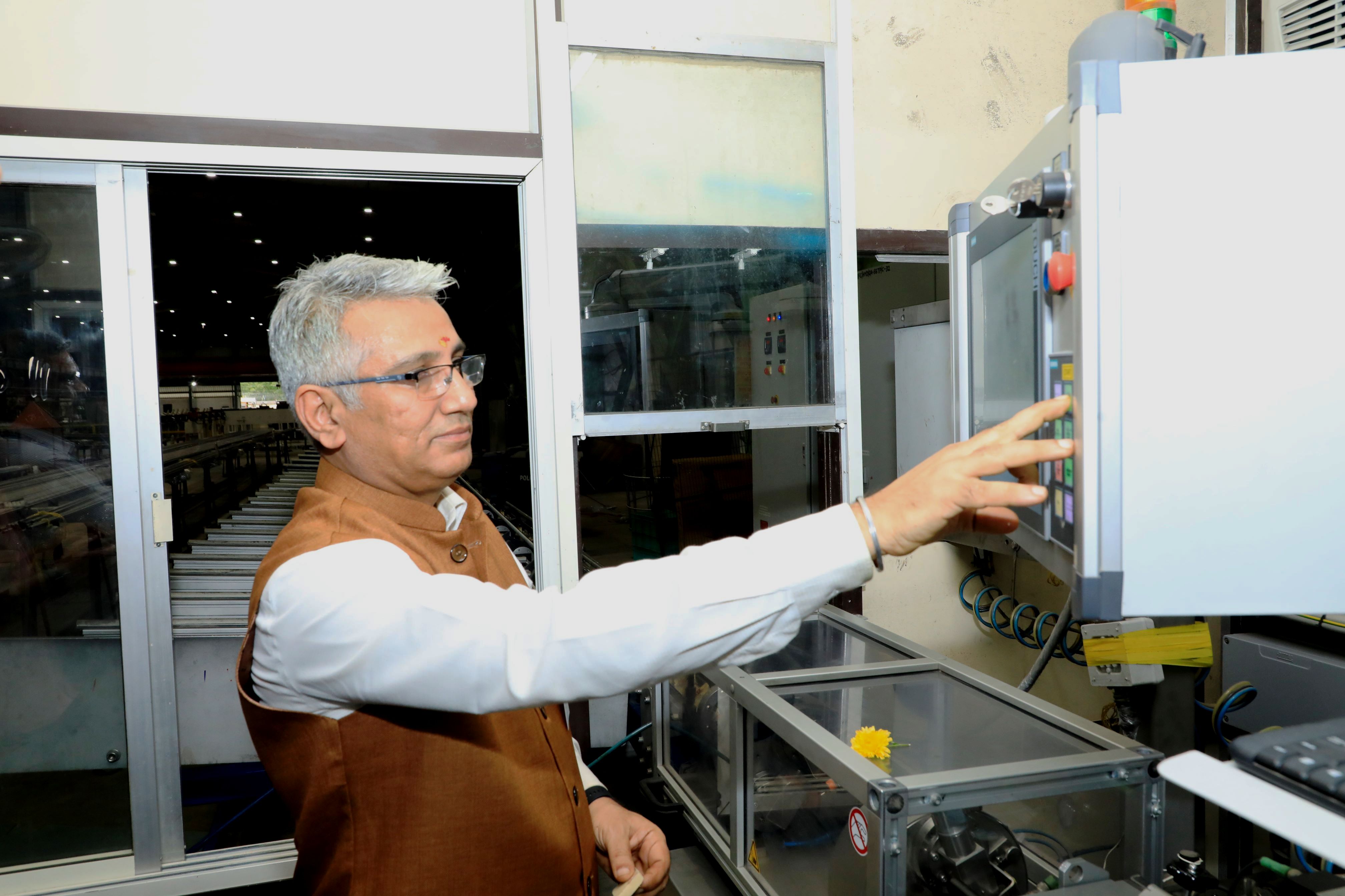 Inauguration of integrated UT & ET System for Tube.