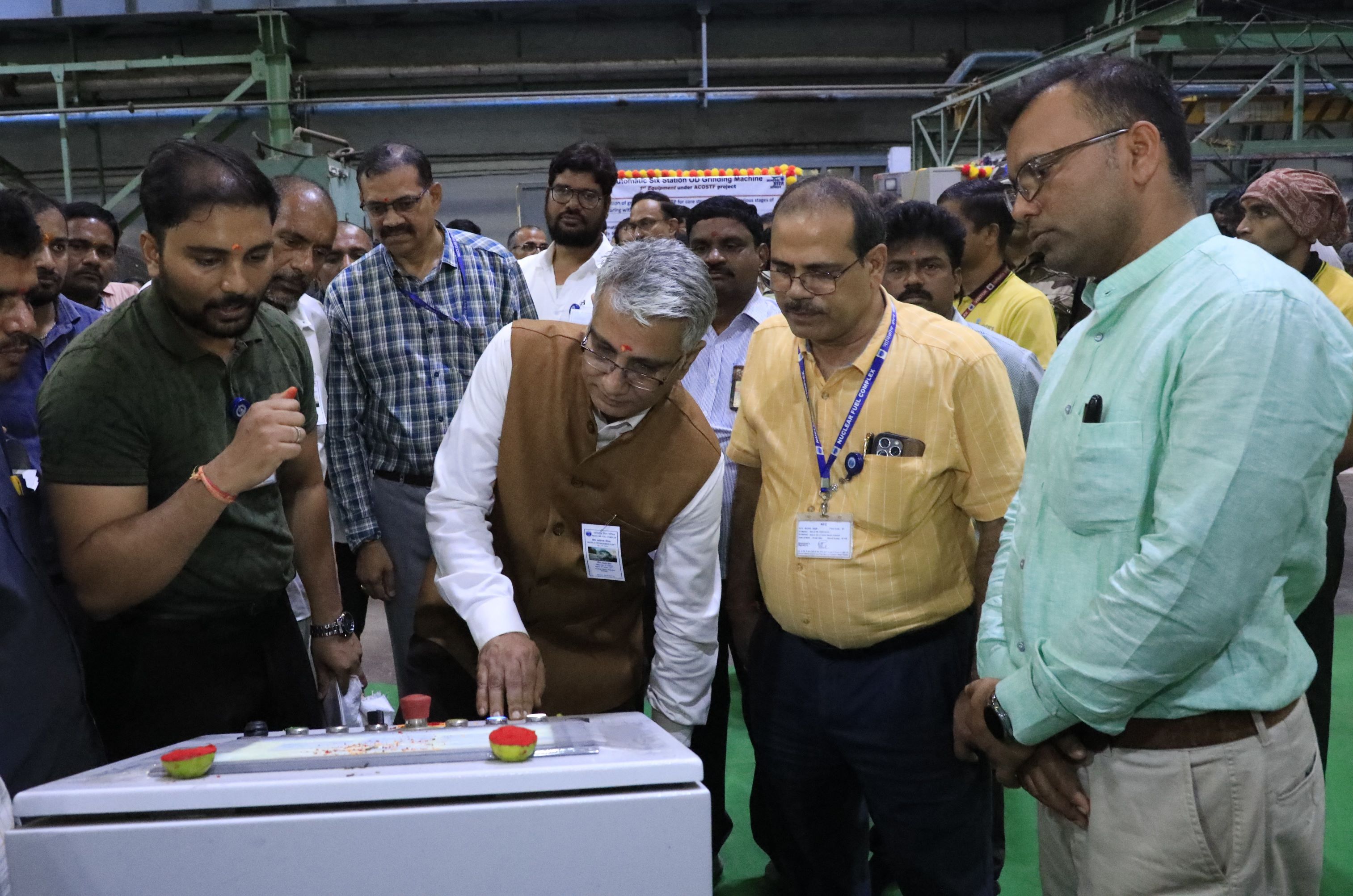 Inaugurations of Six Stations OD Grinding Machine.