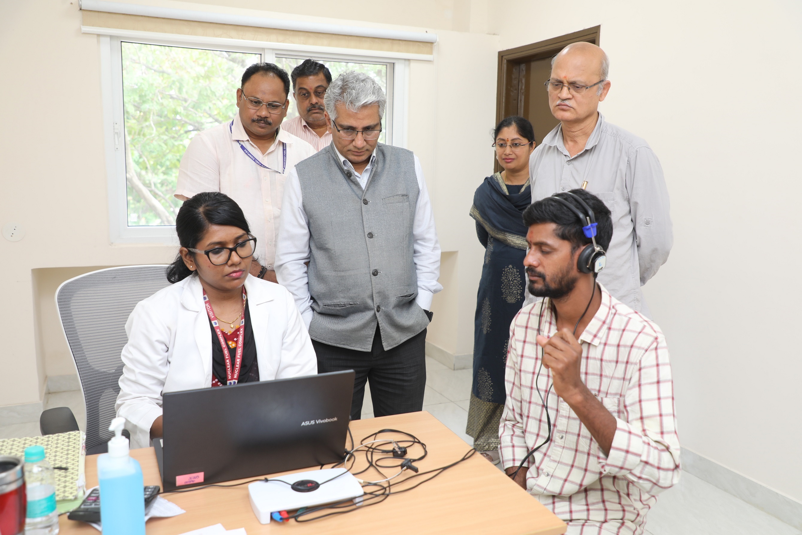 Dr. Komal Kapoor, Chairman & Chief Executive, NFC during Medical camp.