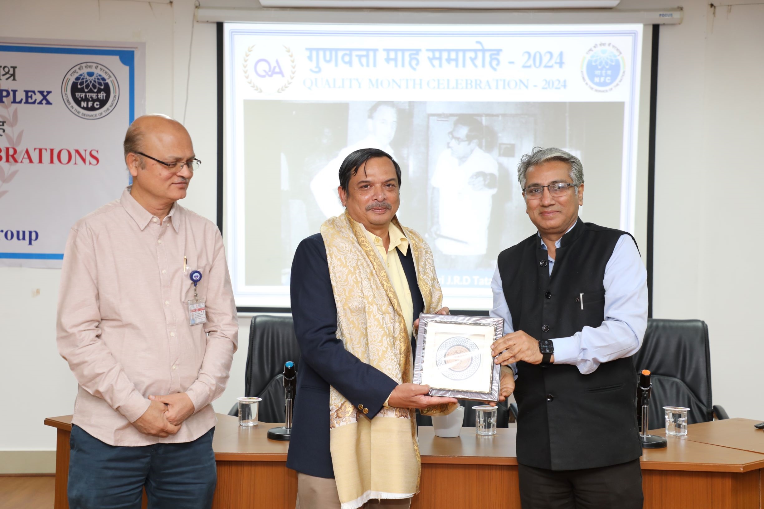Felicitation of Prof. M. Krishnamurthy.