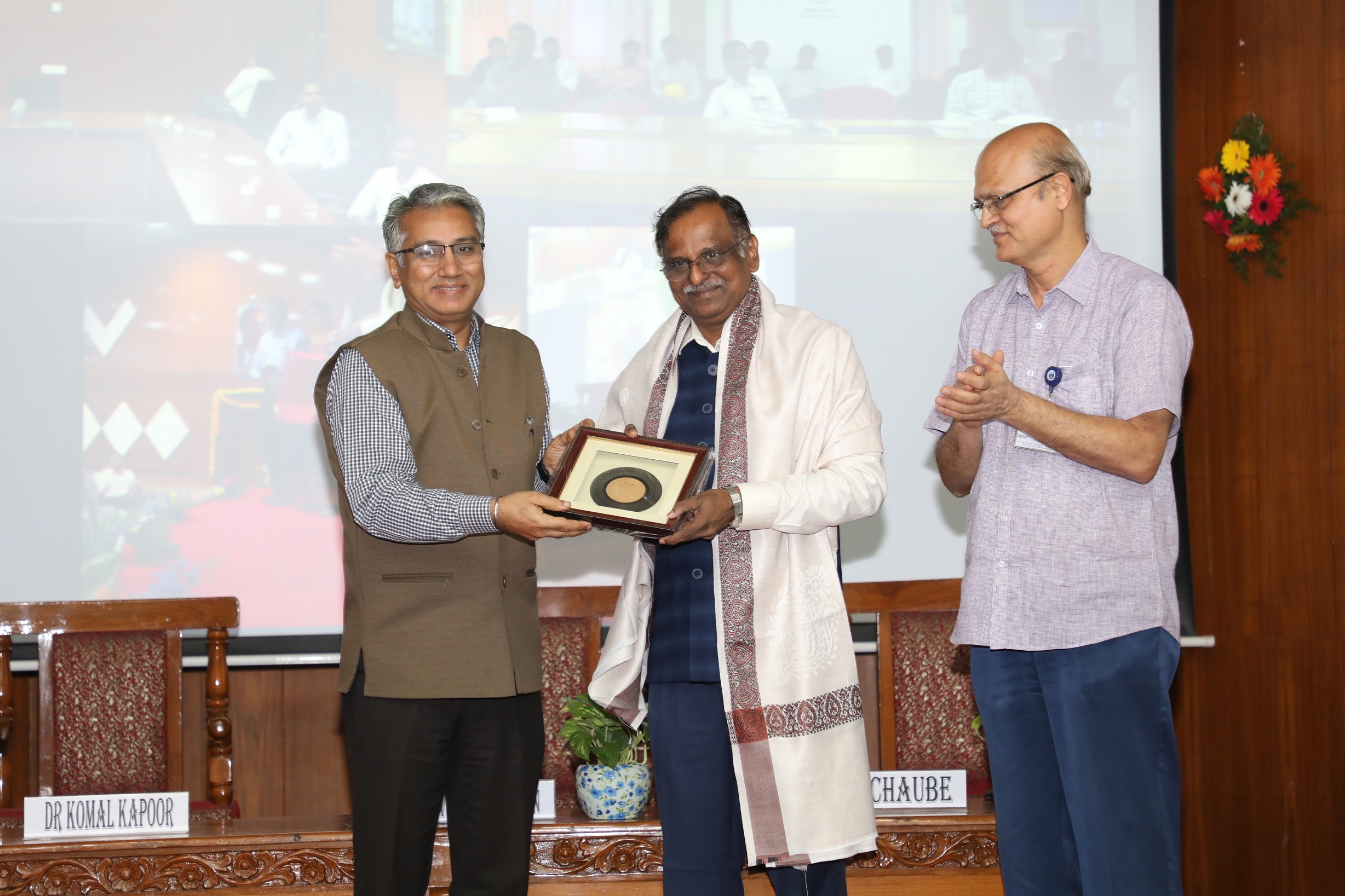 Felicitation of Chief Guest during Quality Month Celebrations 2024.