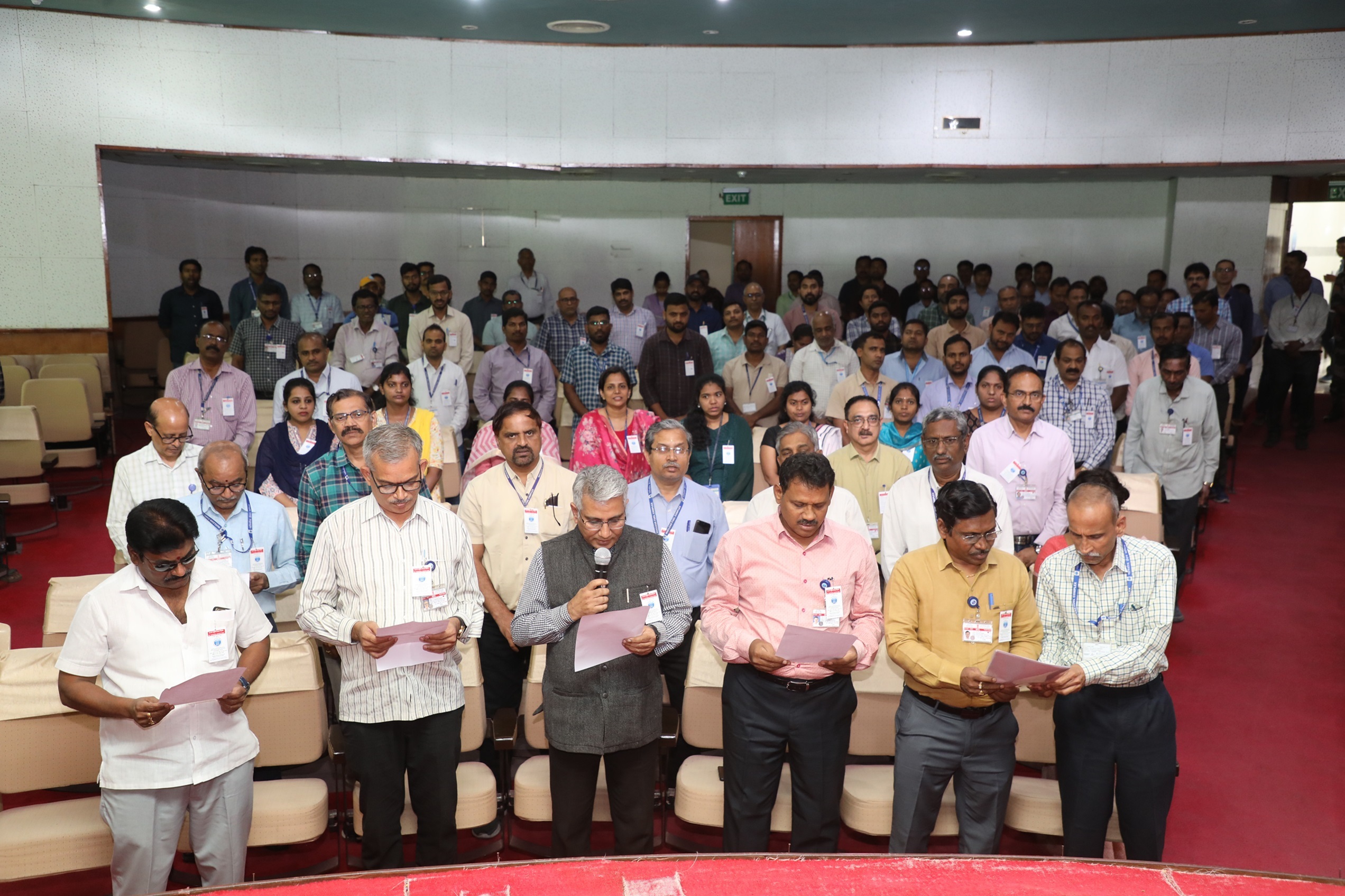 Officials taking the safety pledge