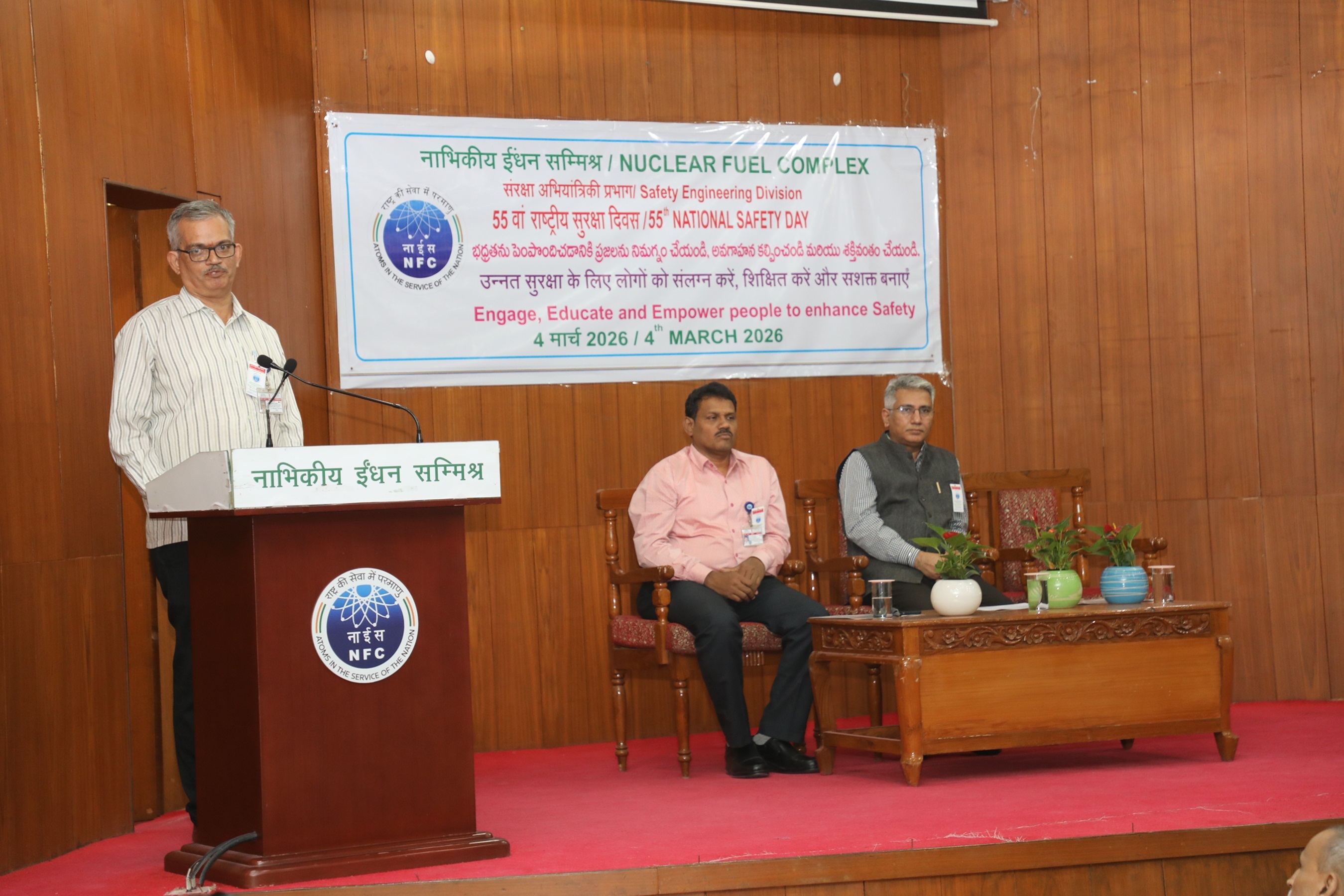 Address by Shri V.V.Mahesh Kumar Dy. Chief Executive (Safety,HPU,TLD & Training).