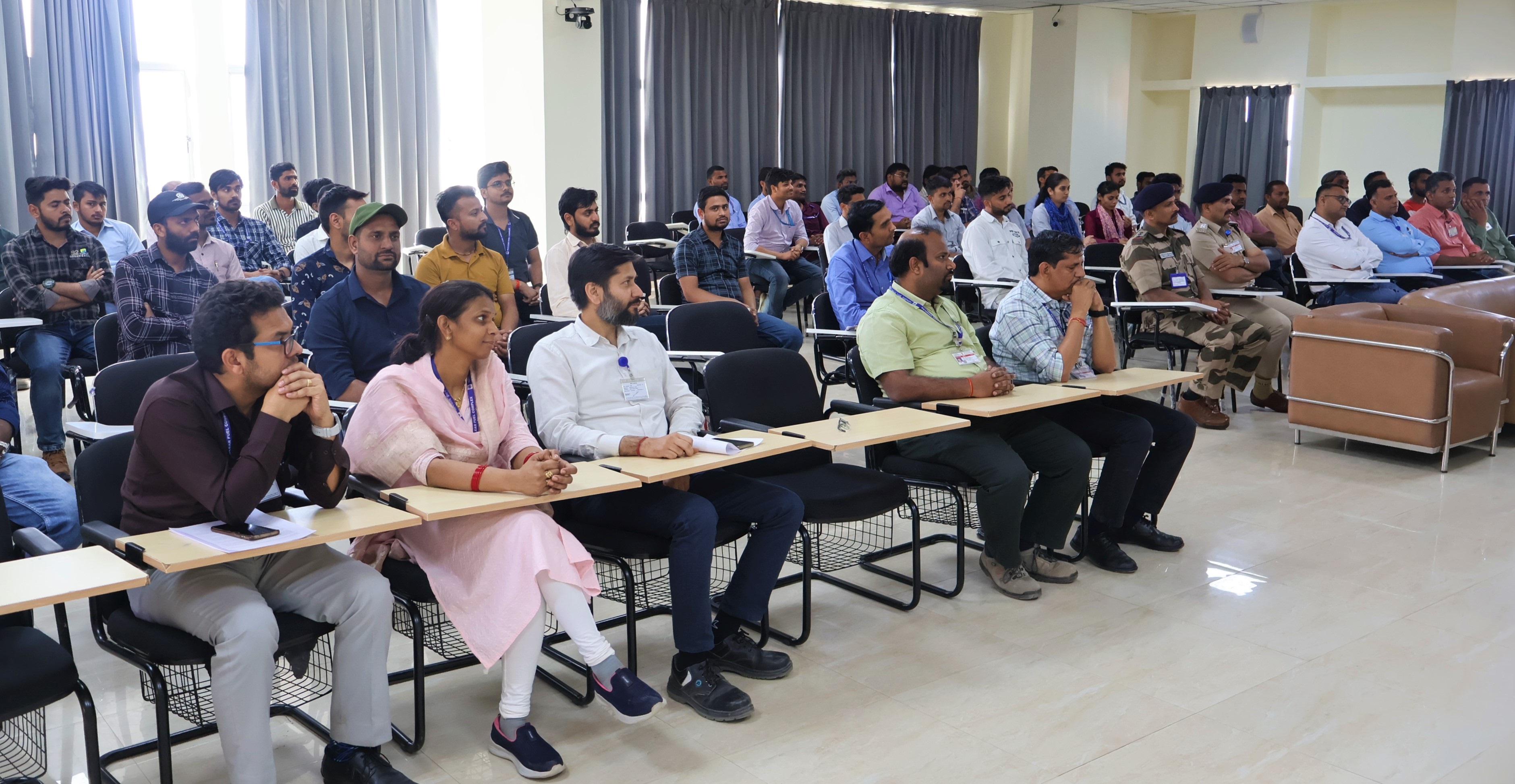 The gathering being addressed by Chief Engineer & Dy. Chief Executive (CED, PD & EP), NFC.
