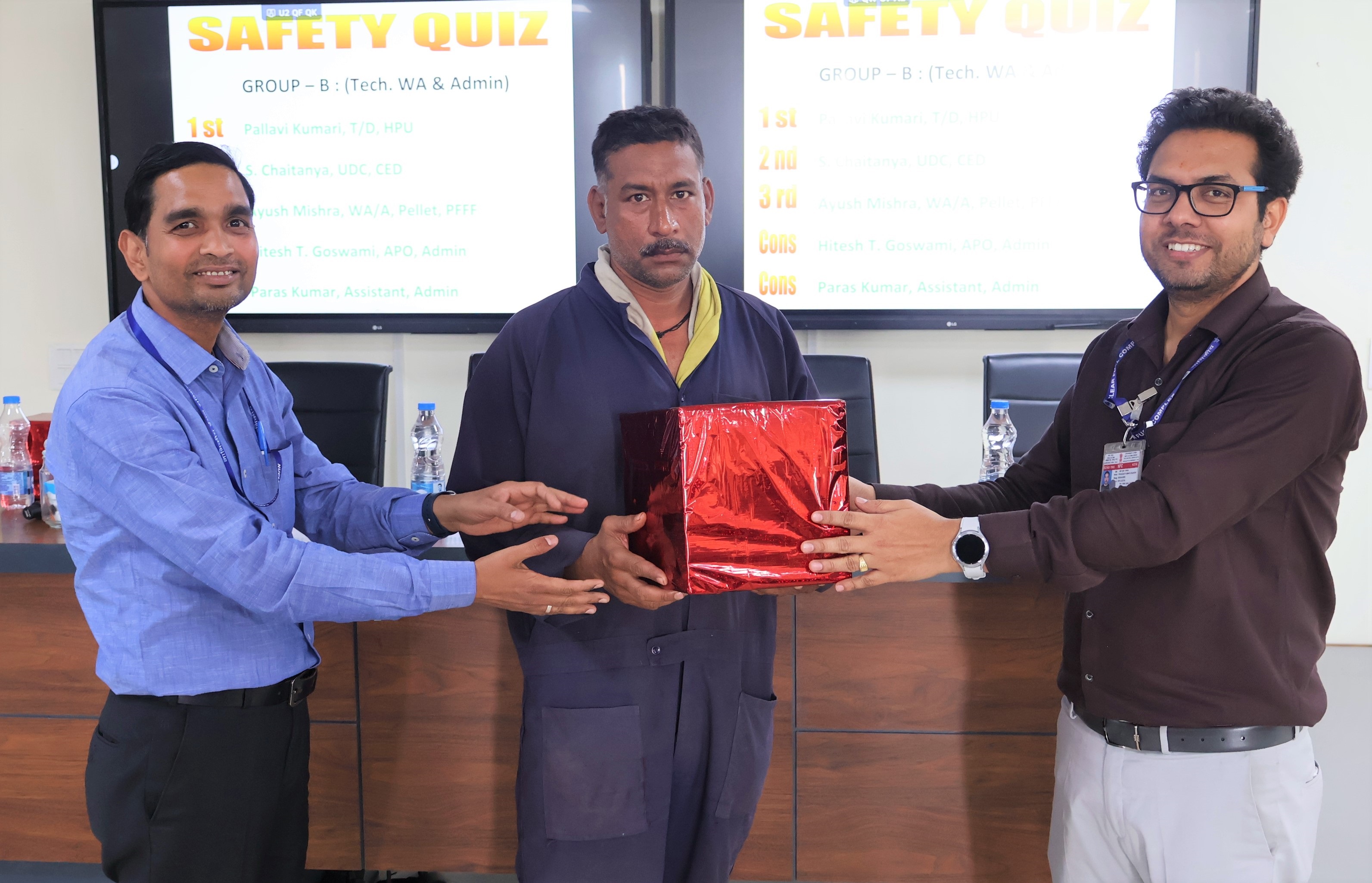 The gathering being addressed by Chief Engineer & Dy. Chief Executive (CED, PD & EP), NFC.