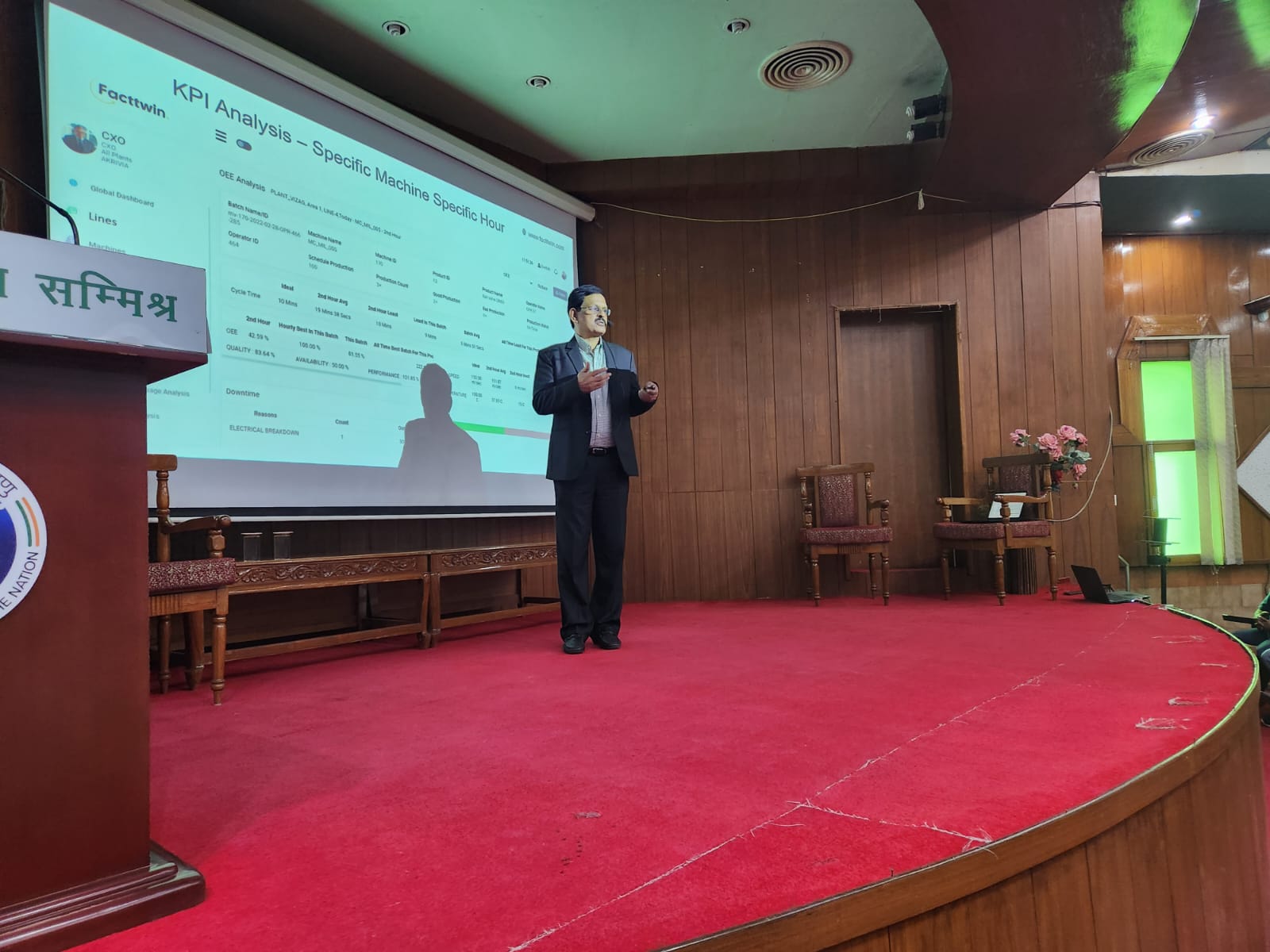  A talk on Smart Manufacturing Using Industry 4.0 through Automation.