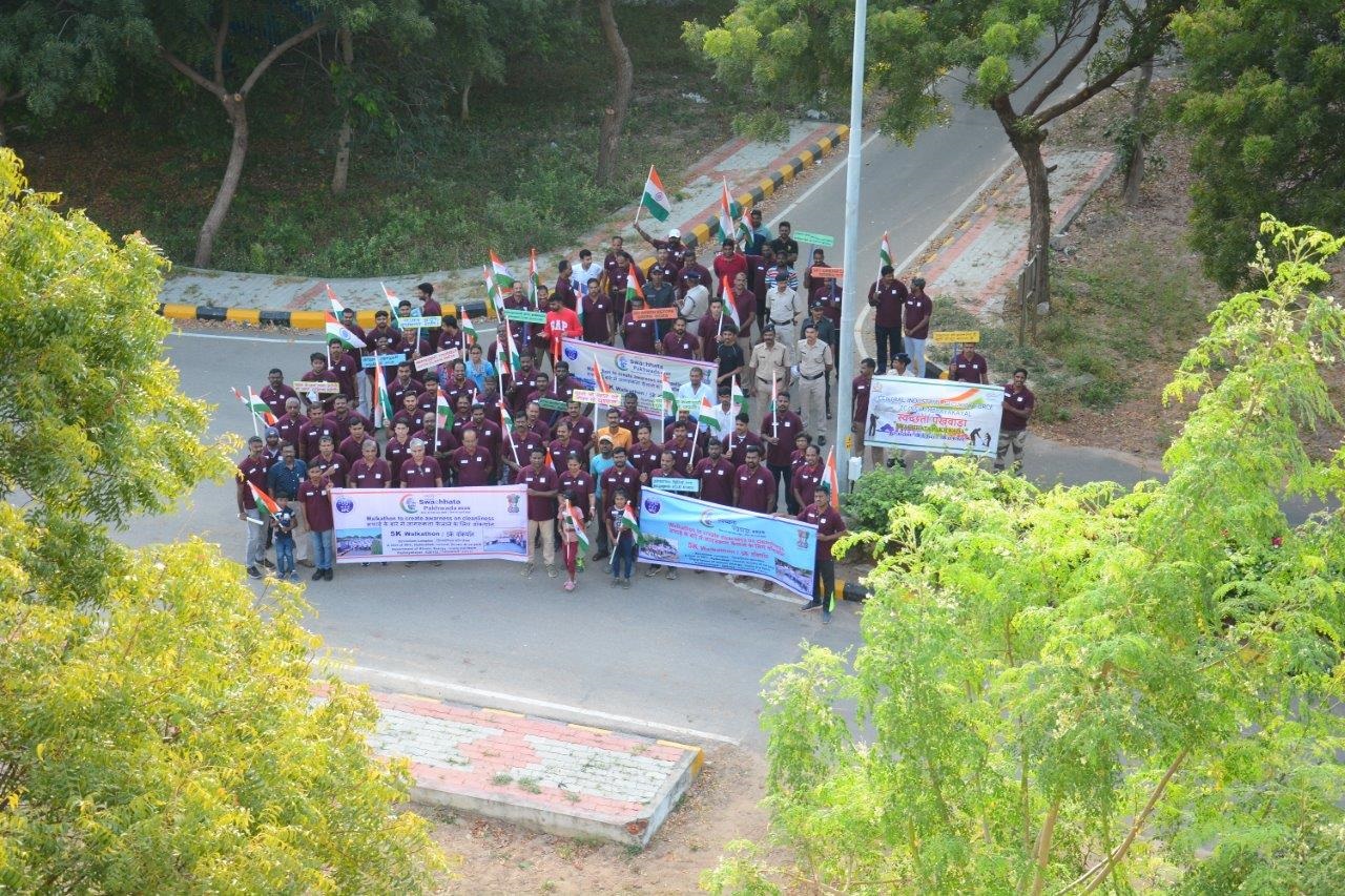 Swachhata walkathon at ZC, Pazhayakayal.