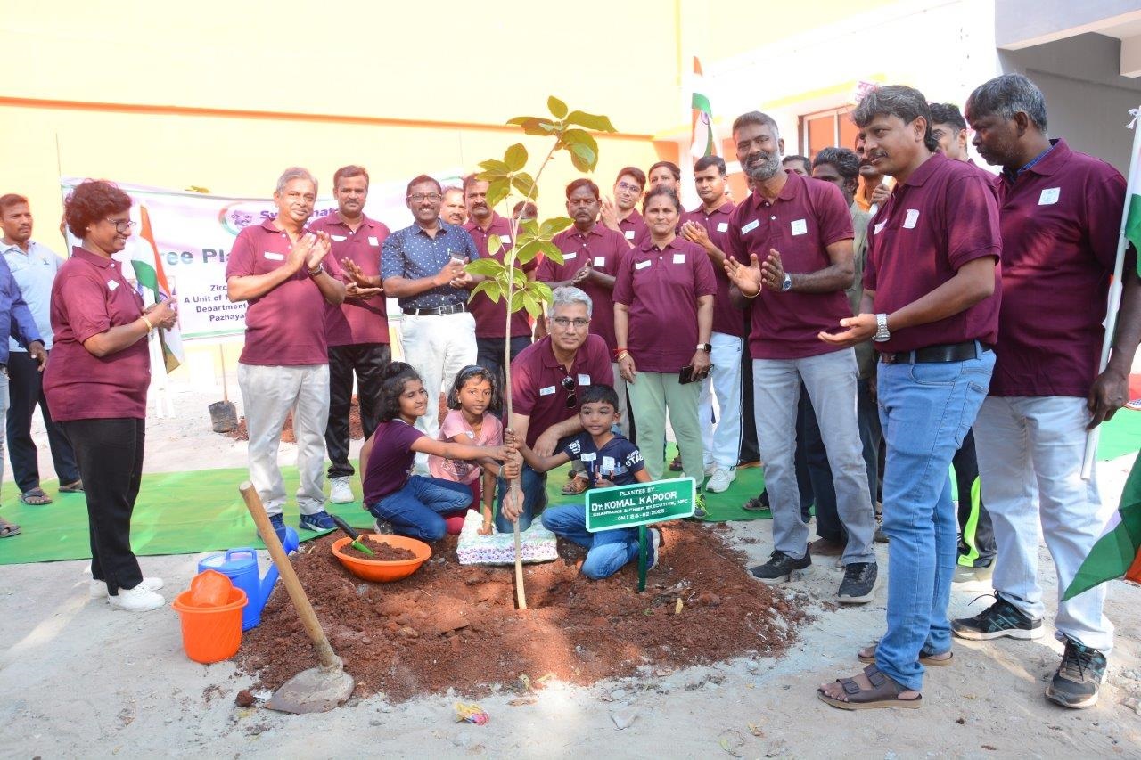 Tree plantation by CE, NFC at ZC, Pazhayakayal.