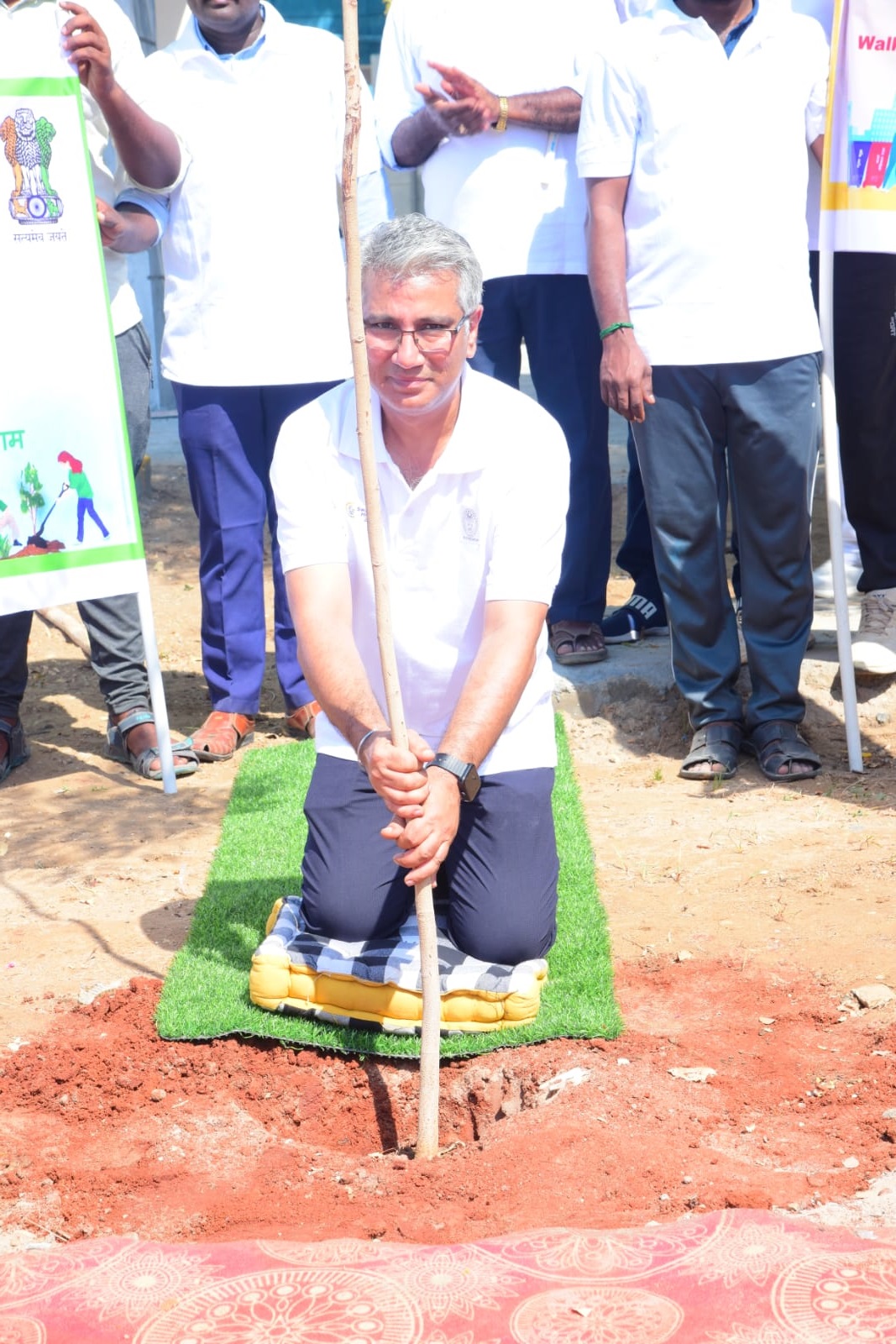 Tree plantation at ZC Township, Pazhayakayal by Dr. Komal Kapoor, Chairman & CE, NFC.