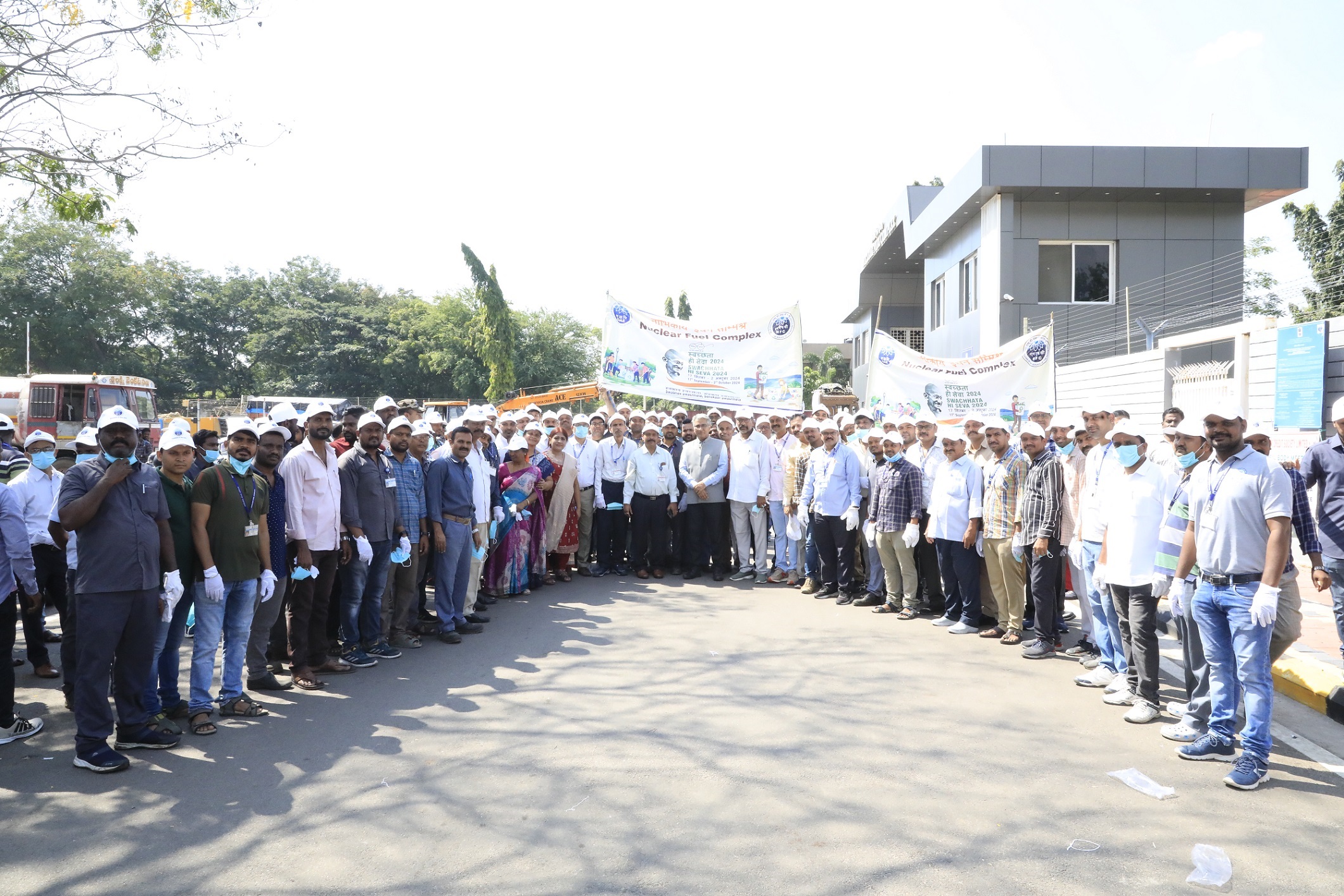 Gathering of NFCIANs for Shramdaan at NFC-Hyderabad