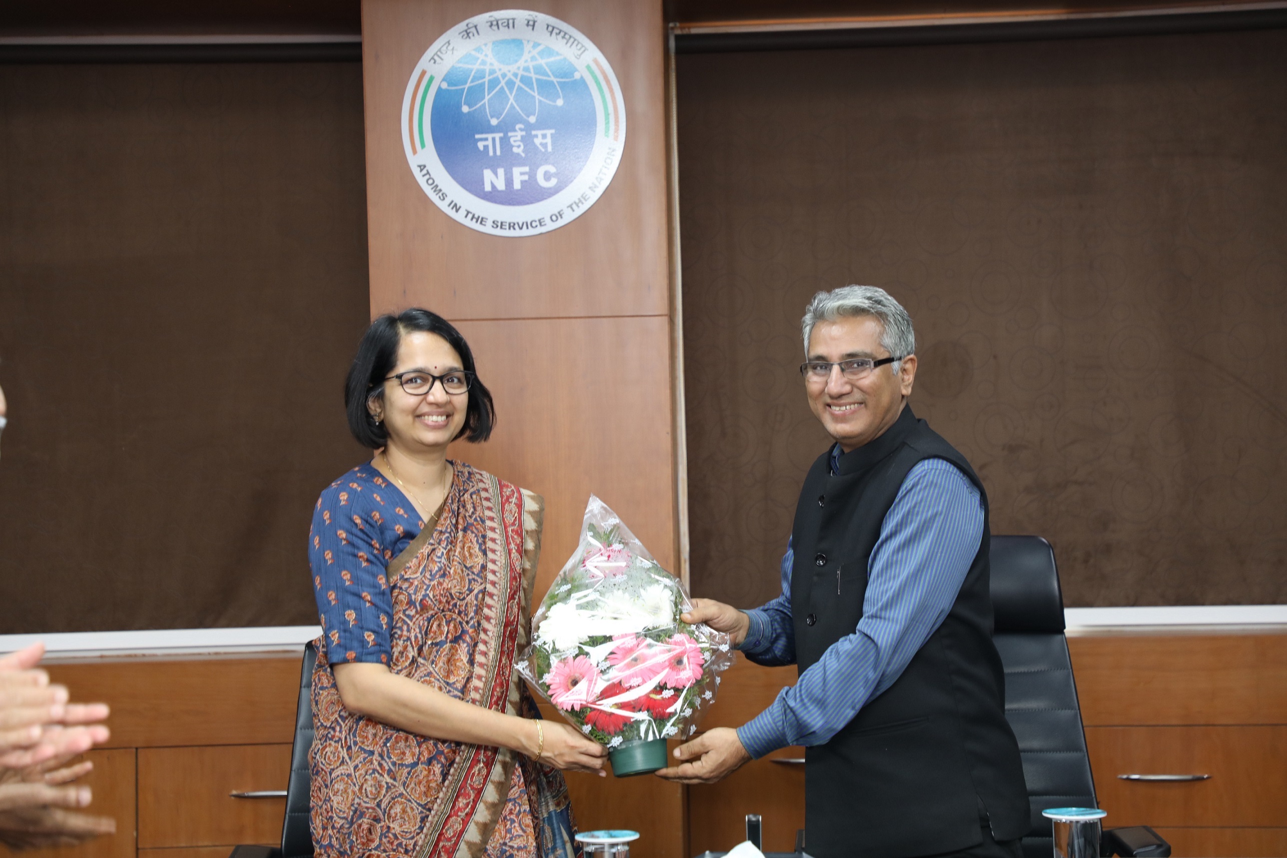  Visit of  Ms Anjali Sinha, JS (I&M), DAE.