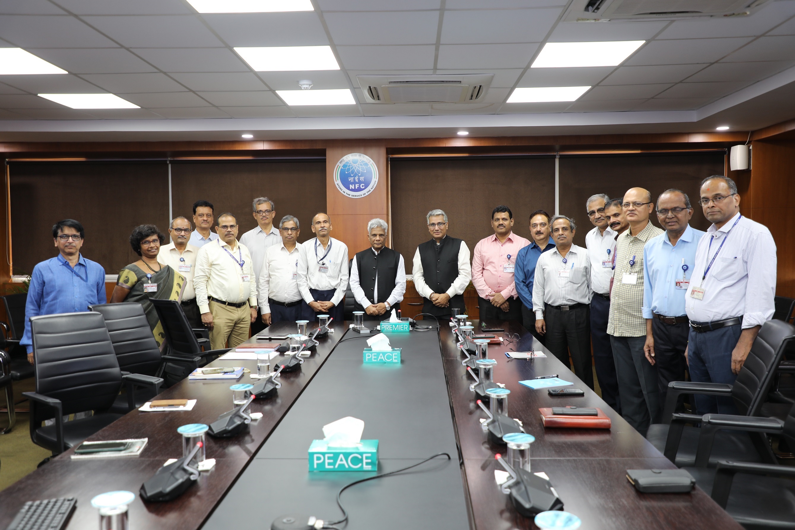 Interaction of Dr. Ajit Kumar Mohanty, Chairman, AEC & Secretary, DAE with Senor officials of NFC. 
