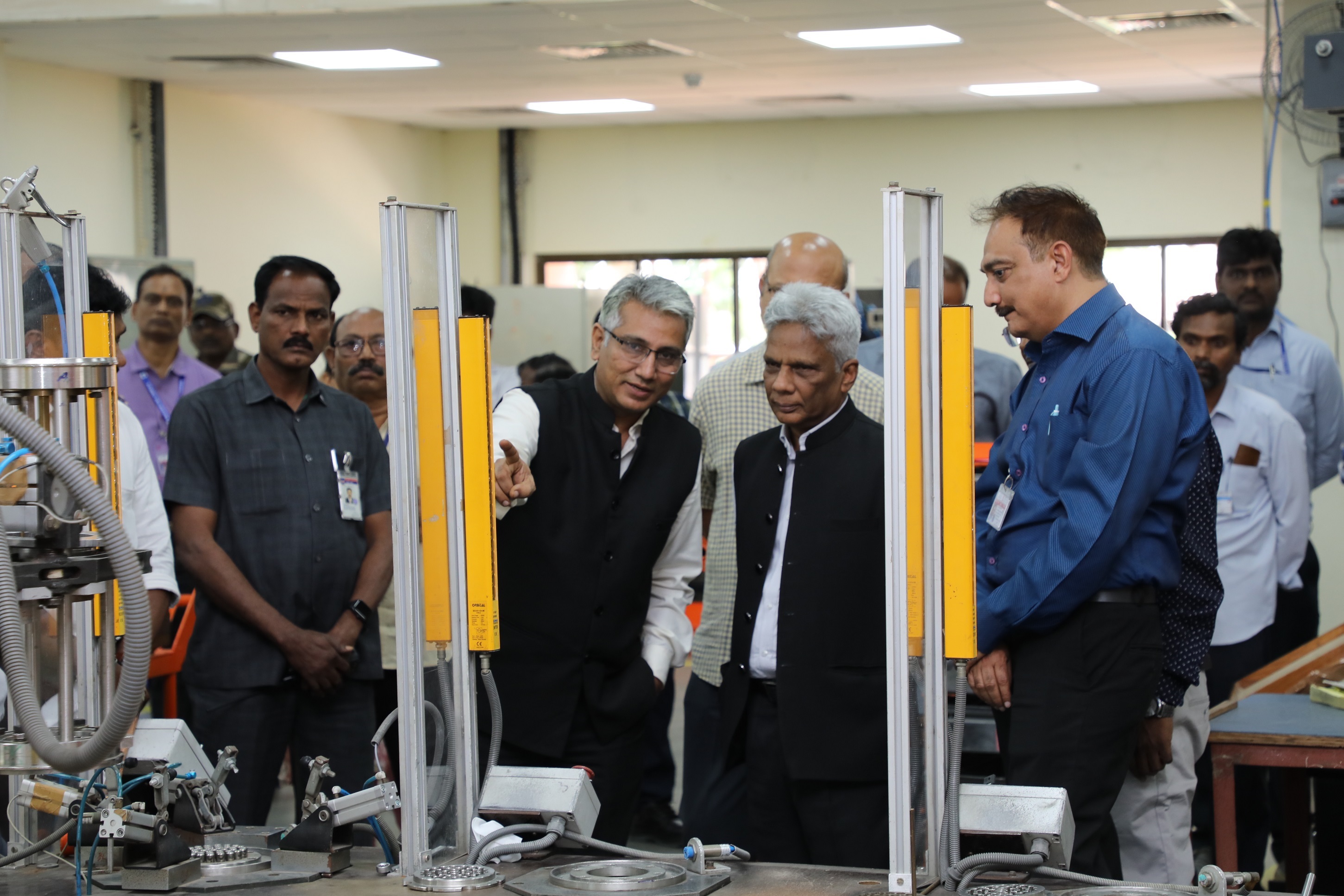 Visit of Dr. Ajit Kumar Mohanty, Chairman, AEC & Secretary, DAE to plants along with CE, NFC.