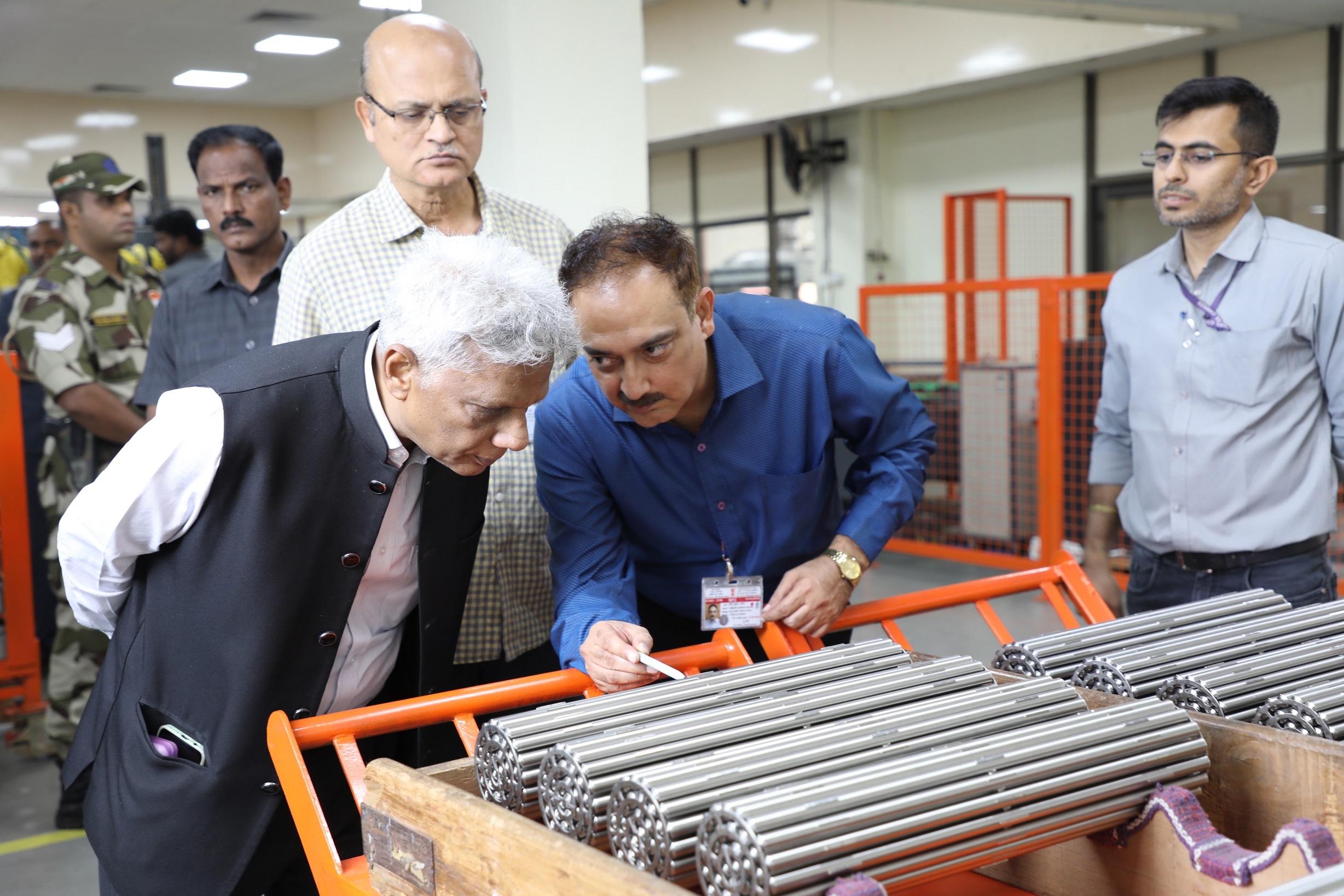  Visit of Dr. Ajit Kumar Mohanty, Chairman, AEC & Secretary, DAE to plants along with CE, NFC.