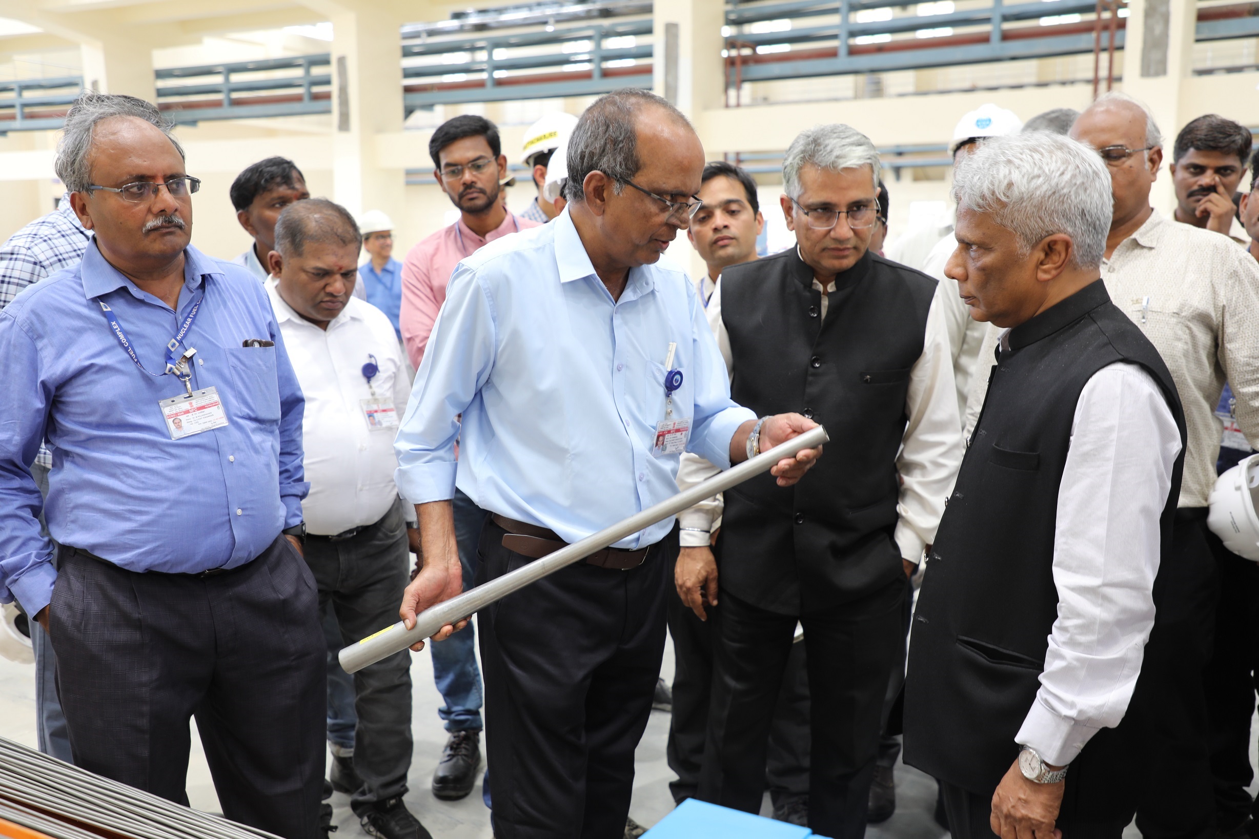 Visit of Dr. Ajit Kumar Mohanty, Chairman, AEC & Secretary, DAE to plants along with CE, NFC. 
