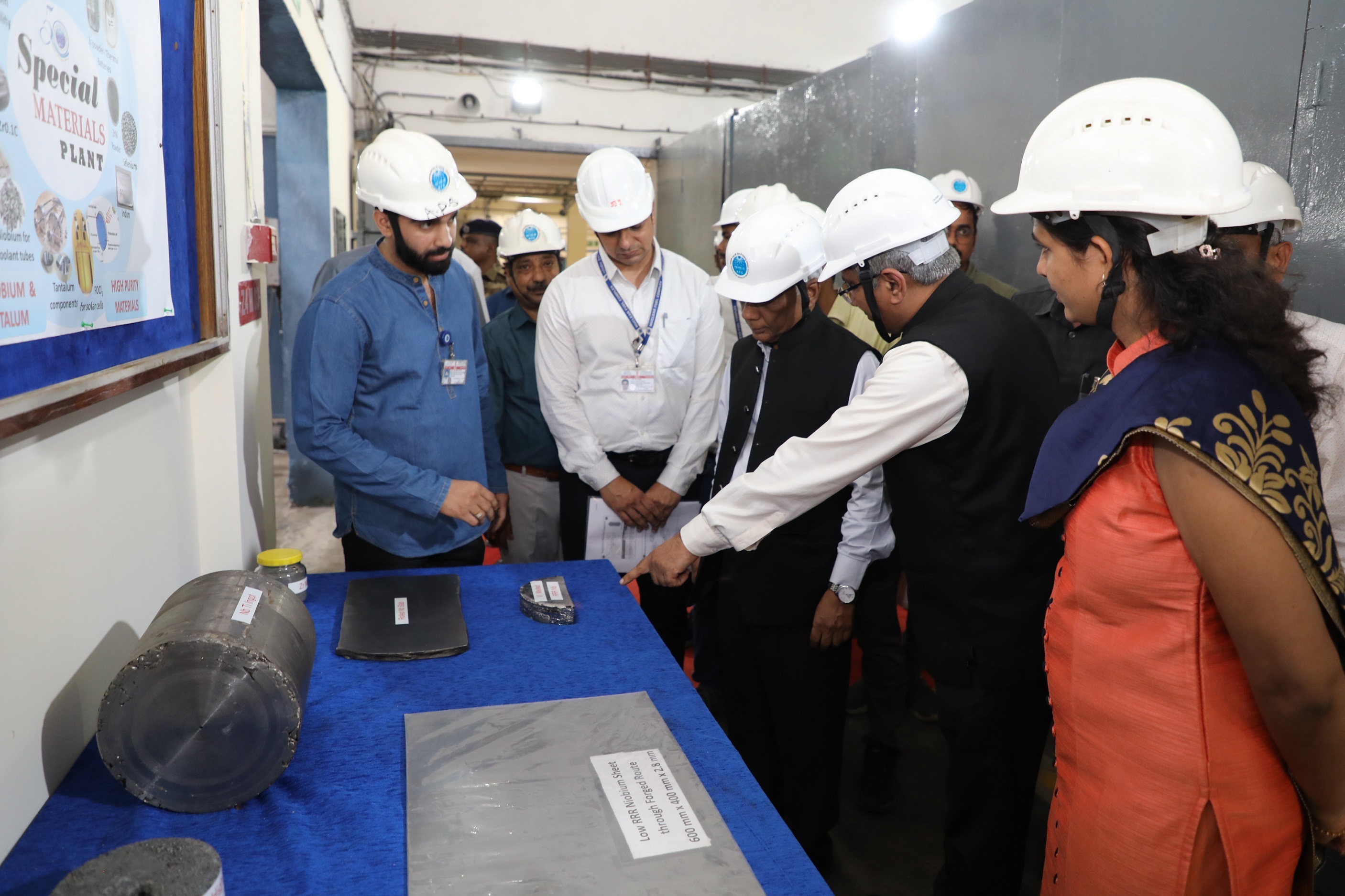 Visit of Dr. Ajit Kumar Mohanty, Chairman, AEC & Secretary, DAE to plants along with CE, NFC. 