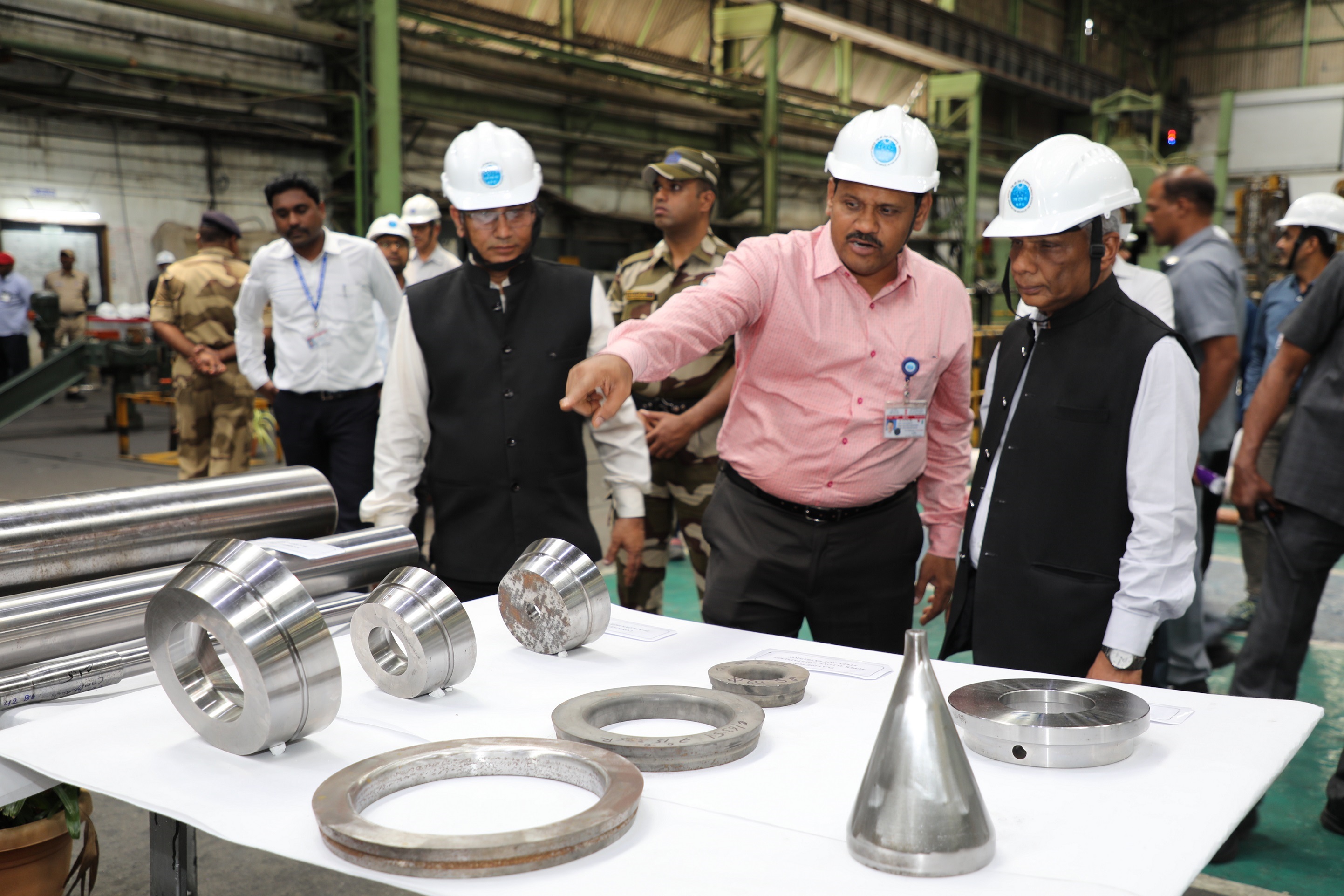 Visit of Dr. Ajit Kumar Mohanty, Chairman, AEC & Secretary, DAE to plants along with CE, NFC. 
